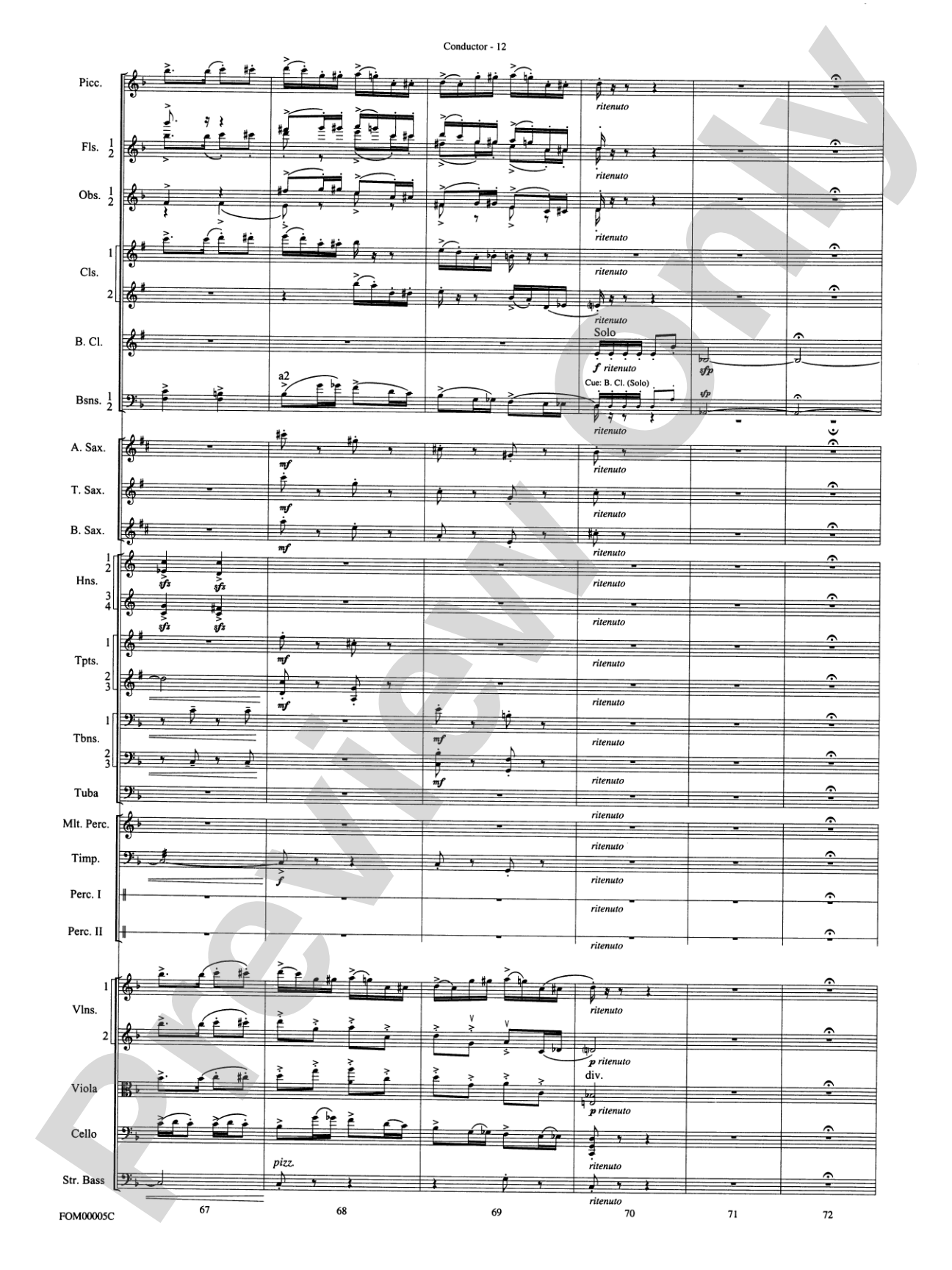 An American in Paris Suite: Full Orchestra Conductor Score & Parts