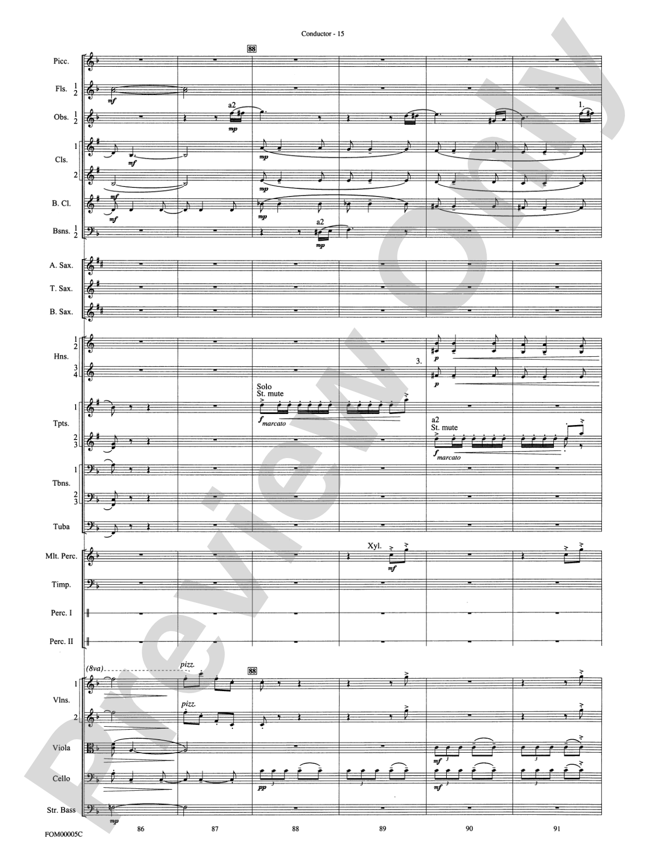 An American in Paris Suite: Full Orchestra Conductor Score & Parts