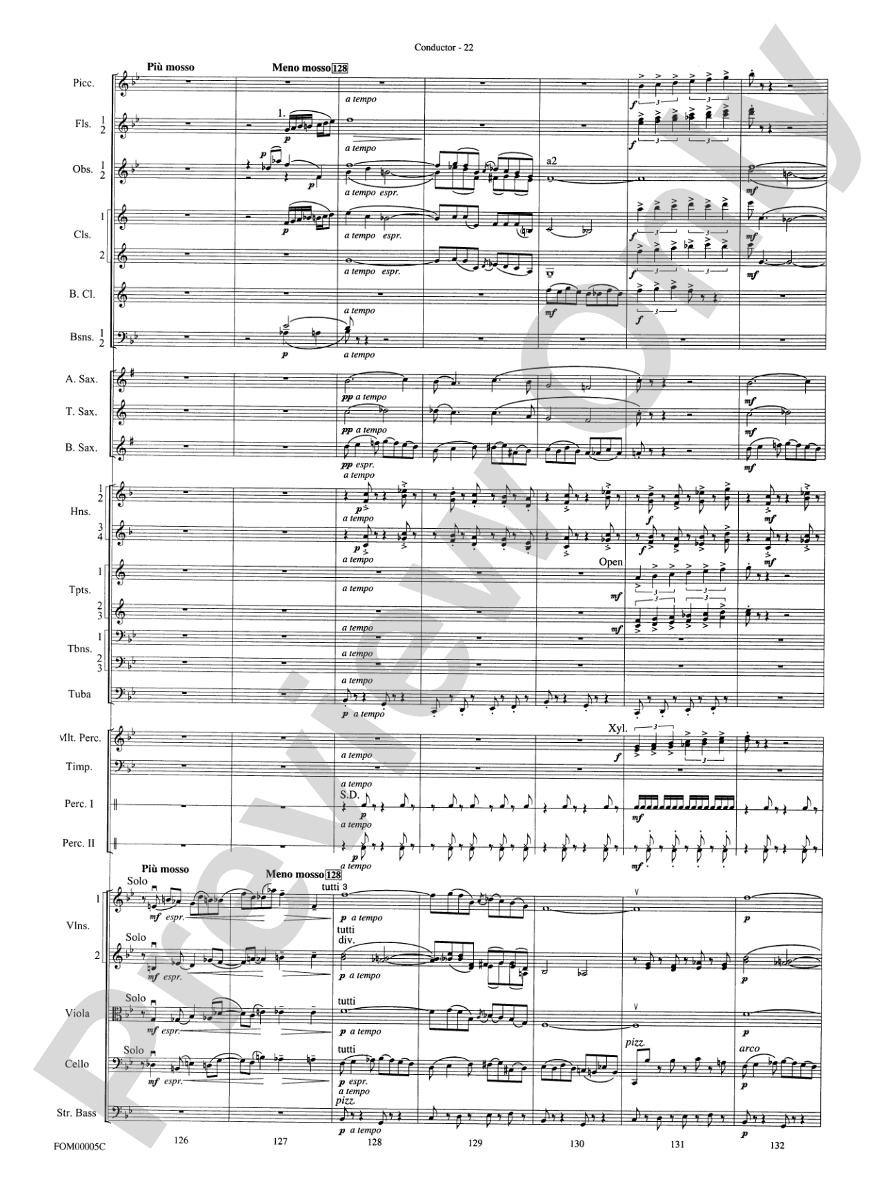 An American in Paris Suite: Full Orchestra Conductor Score & Parts