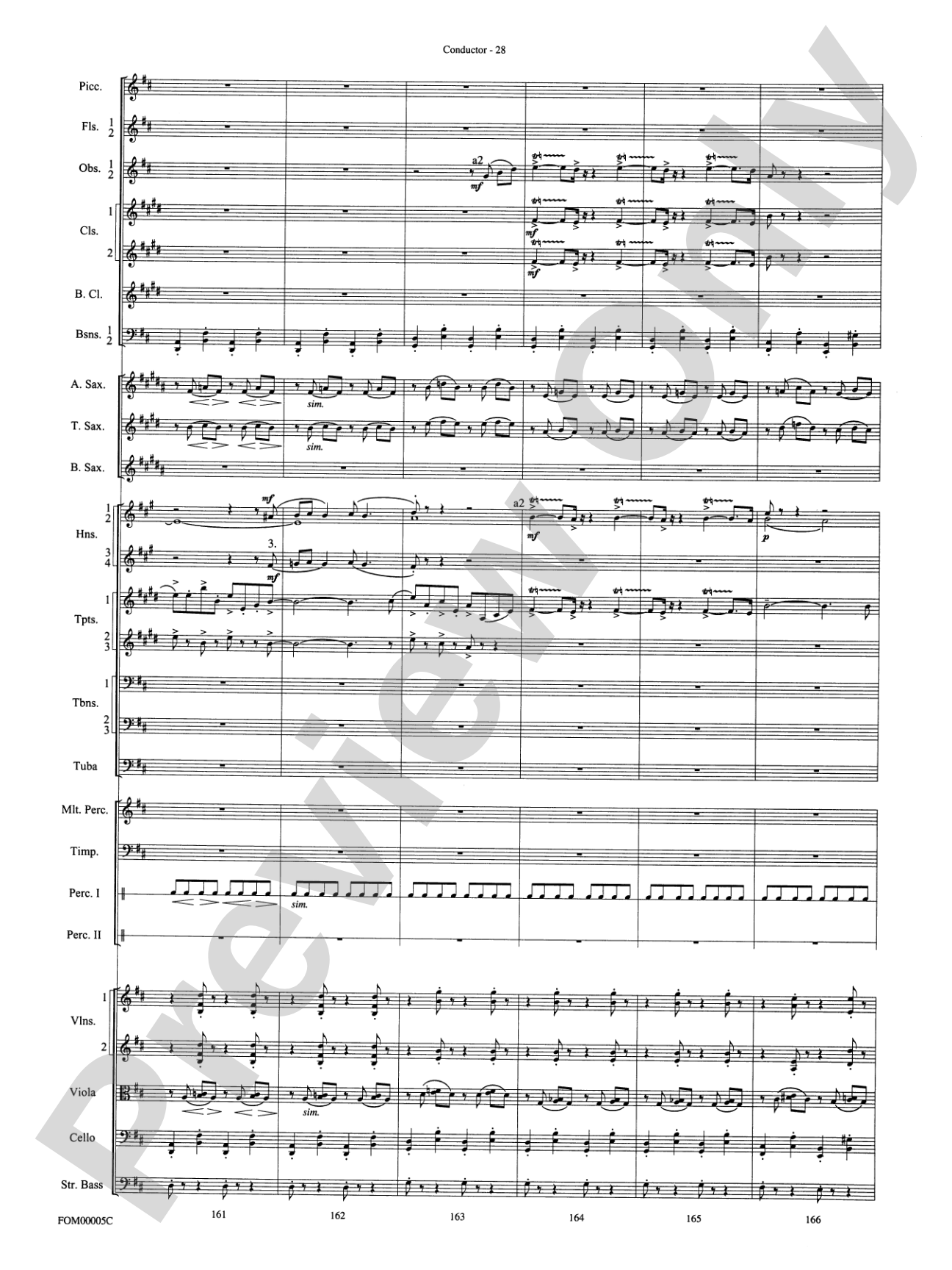 An American in Paris Suite: Full Orchestra Conductor Score & Parts