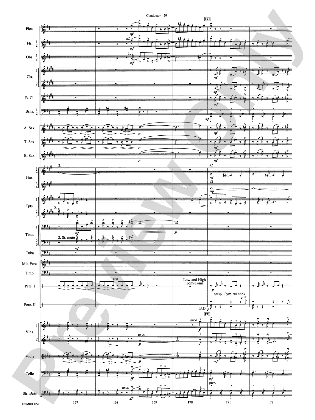 An American in Paris Suite: Full Orchestra Conductor Score & Parts