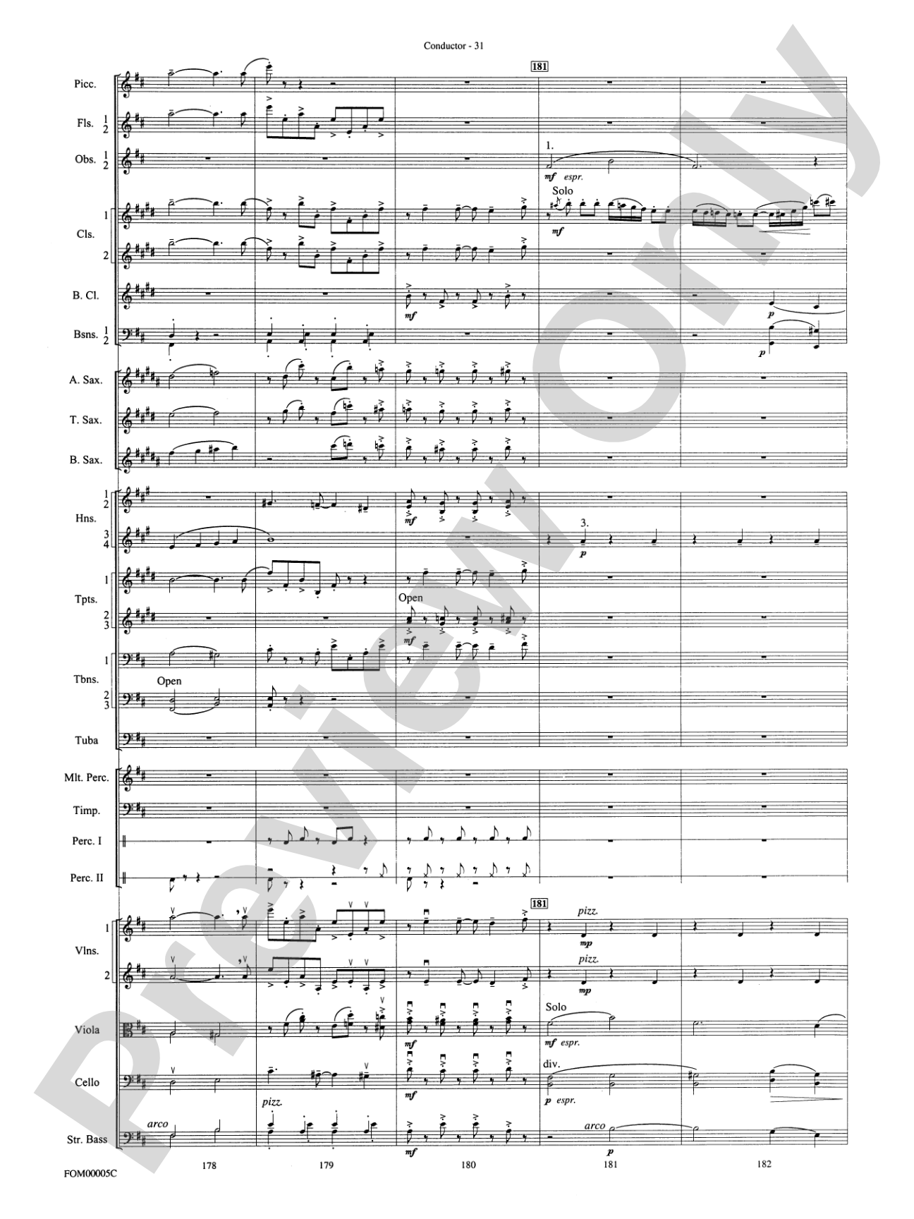 An American in Paris Suite: Full Orchestra Conductor Score & Parts
