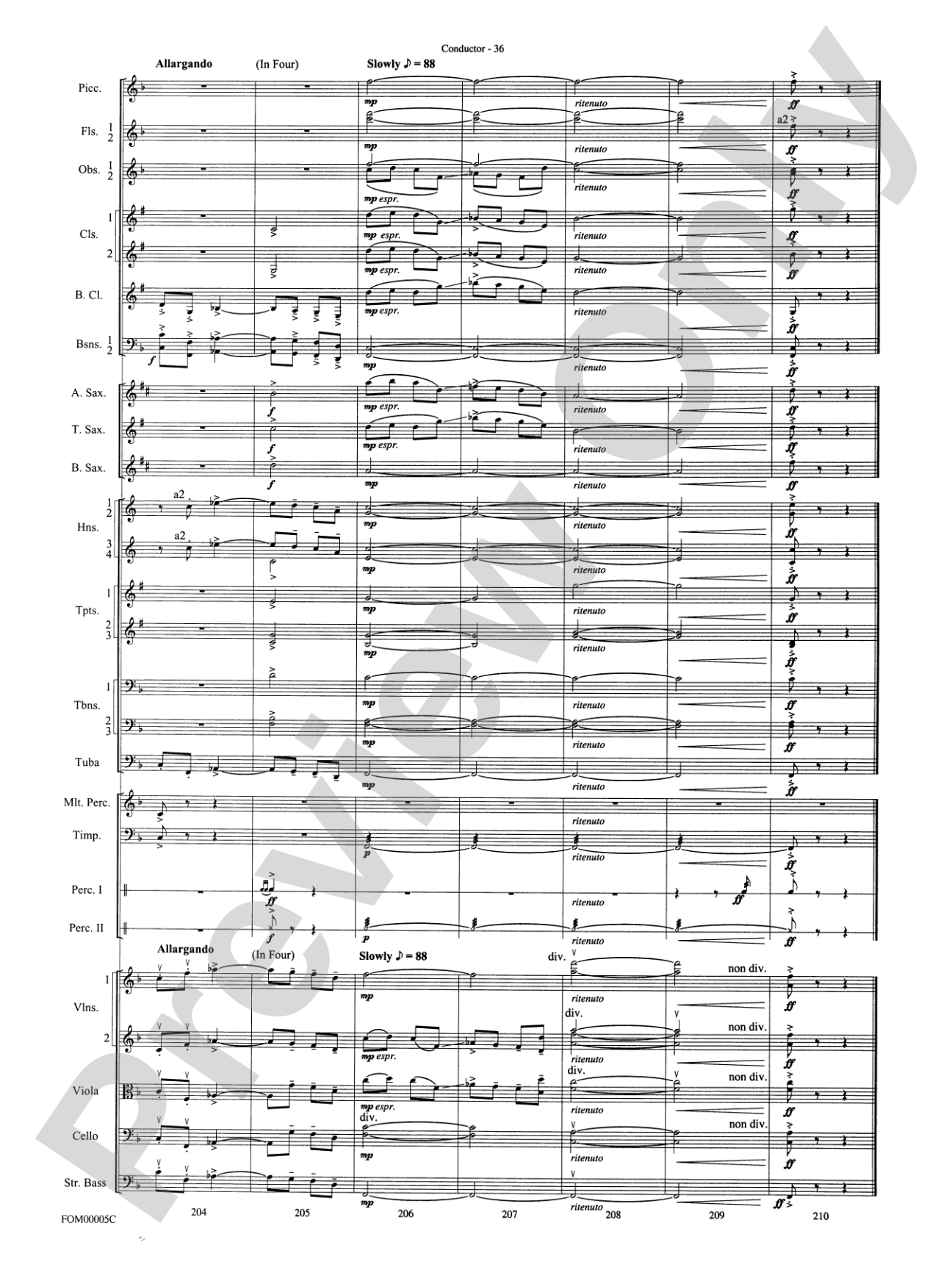 An American in Paris Suite: Full Orchestra Conductor Score & Parts