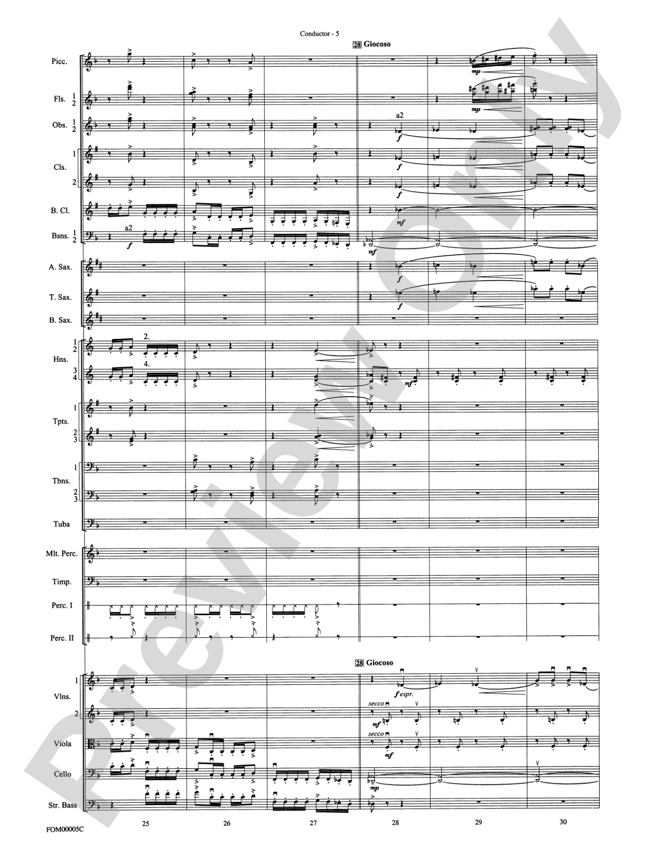 An American in Paris Suite: Full Orchestra Conductor Score & Parts