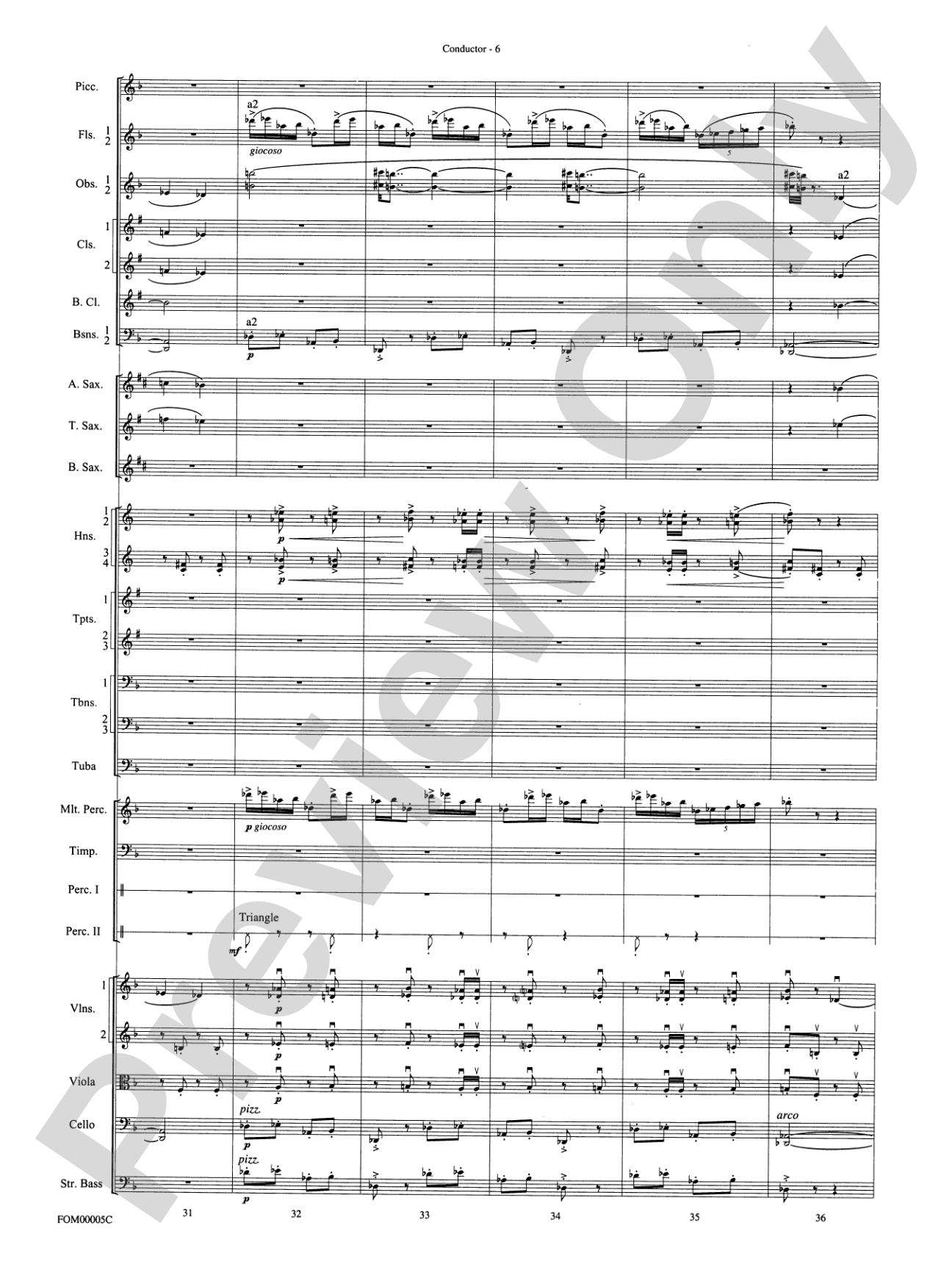 An American in Paris Suite: Full Orchestra Conductor Score & Parts