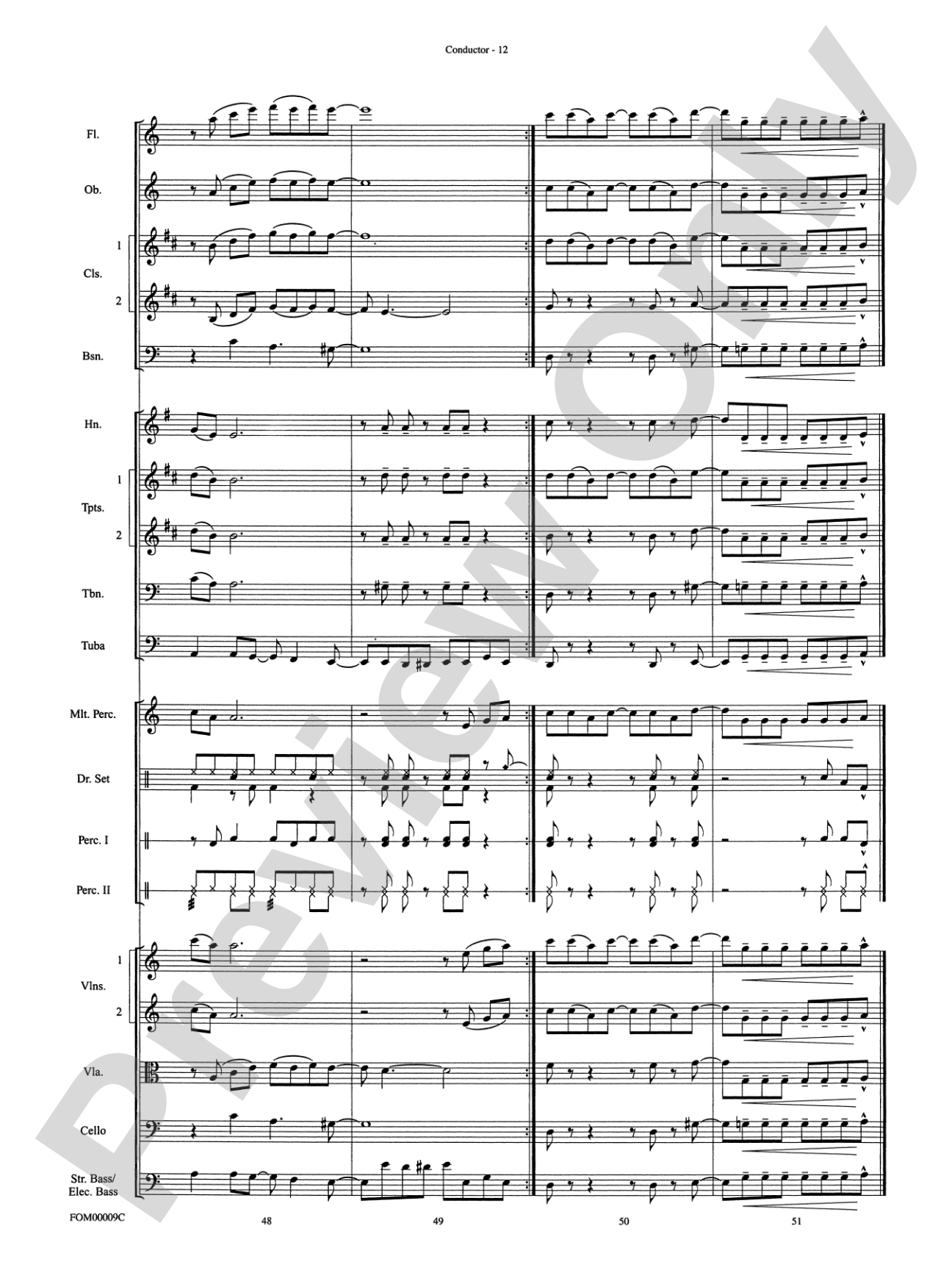 Smooth: Full Orchestra Conductor Score & Parts