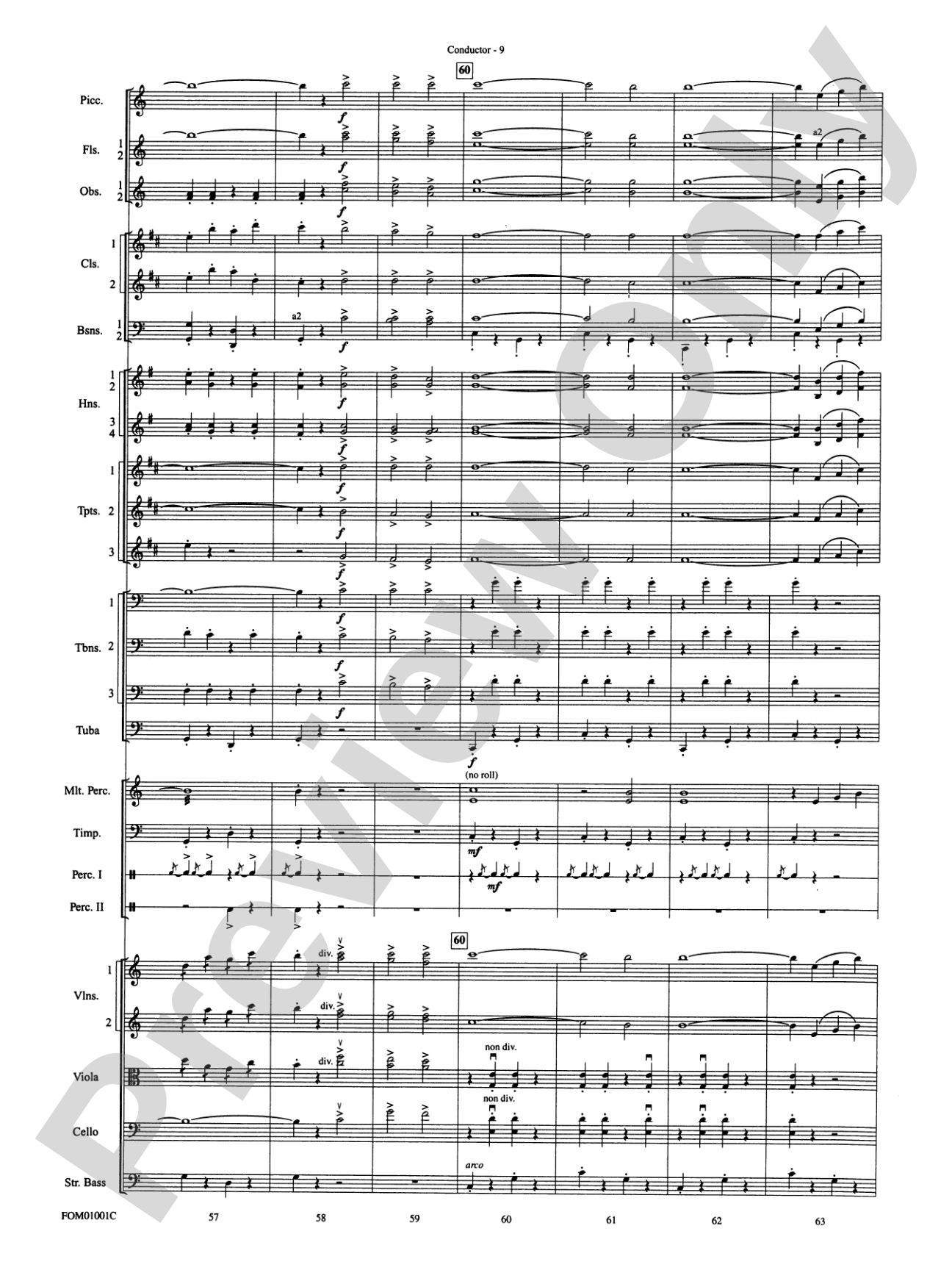 My Fair Lady (Medley): Full Orchestra Conductor Score & Parts
