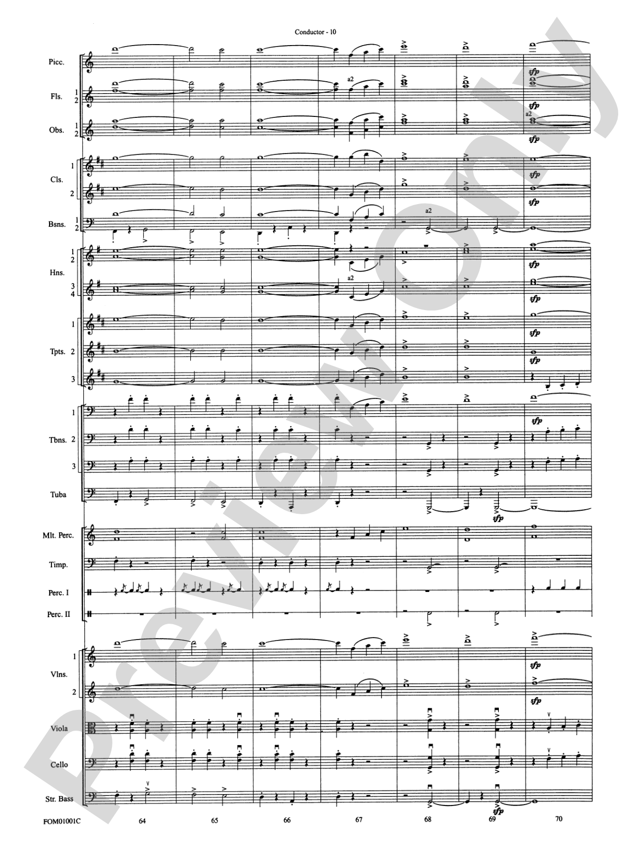 My Fair Lady (Medley): Full Orchestra Conductor Score & Parts