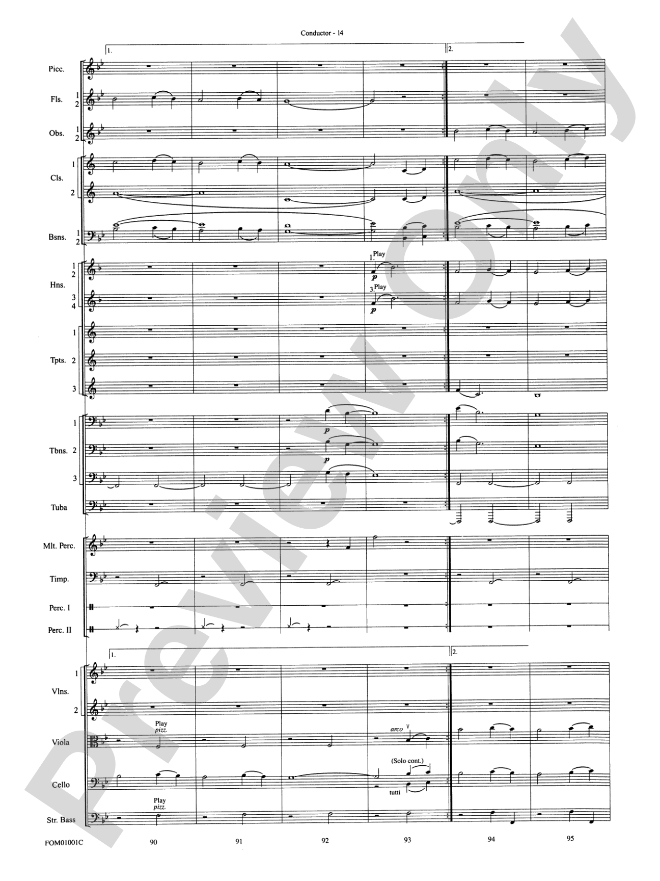 My Fair Lady (Medley): Full Orchestra Conductor Score & Parts