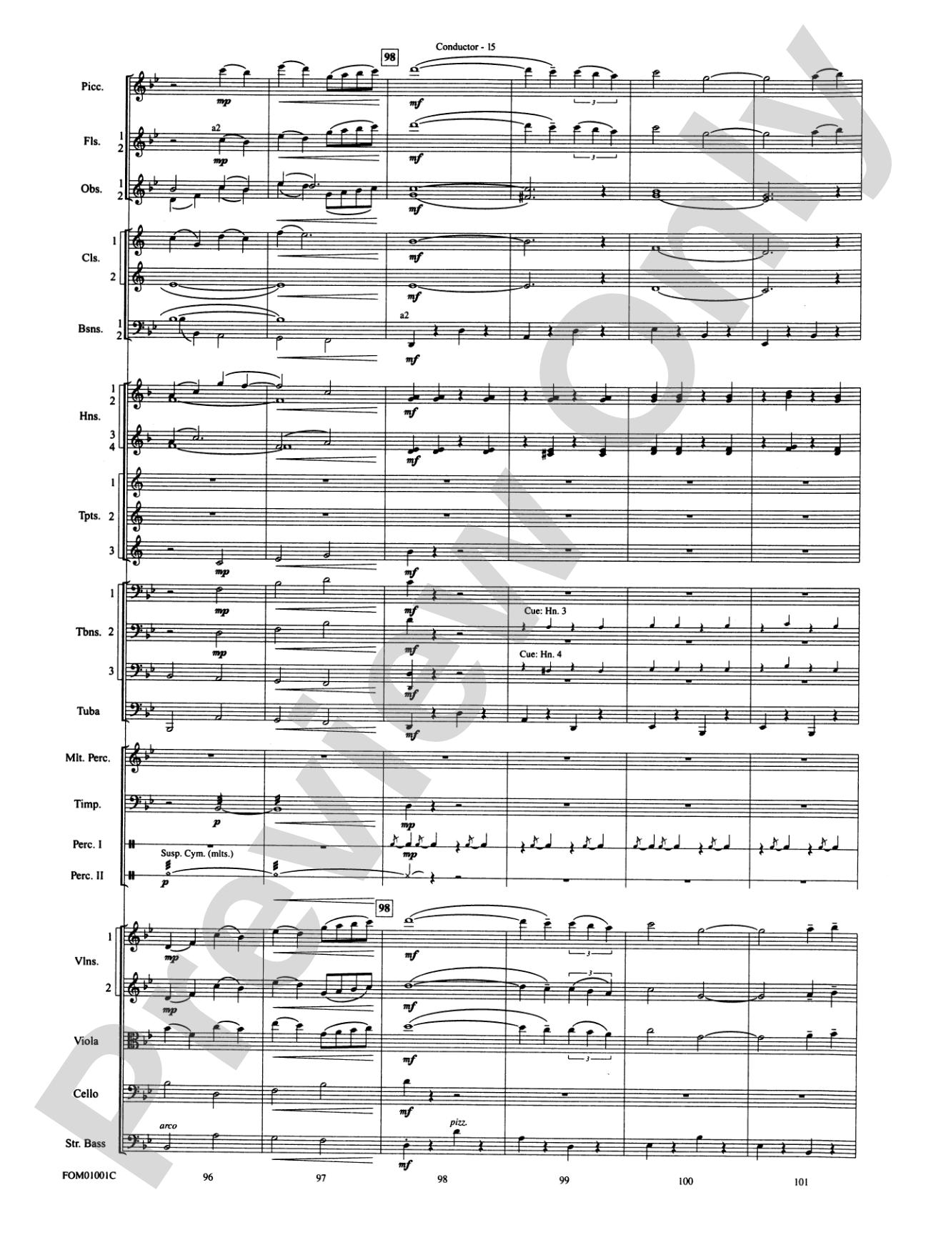 My Fair Lady (Medley): Full Orchestra Conductor Score & Parts