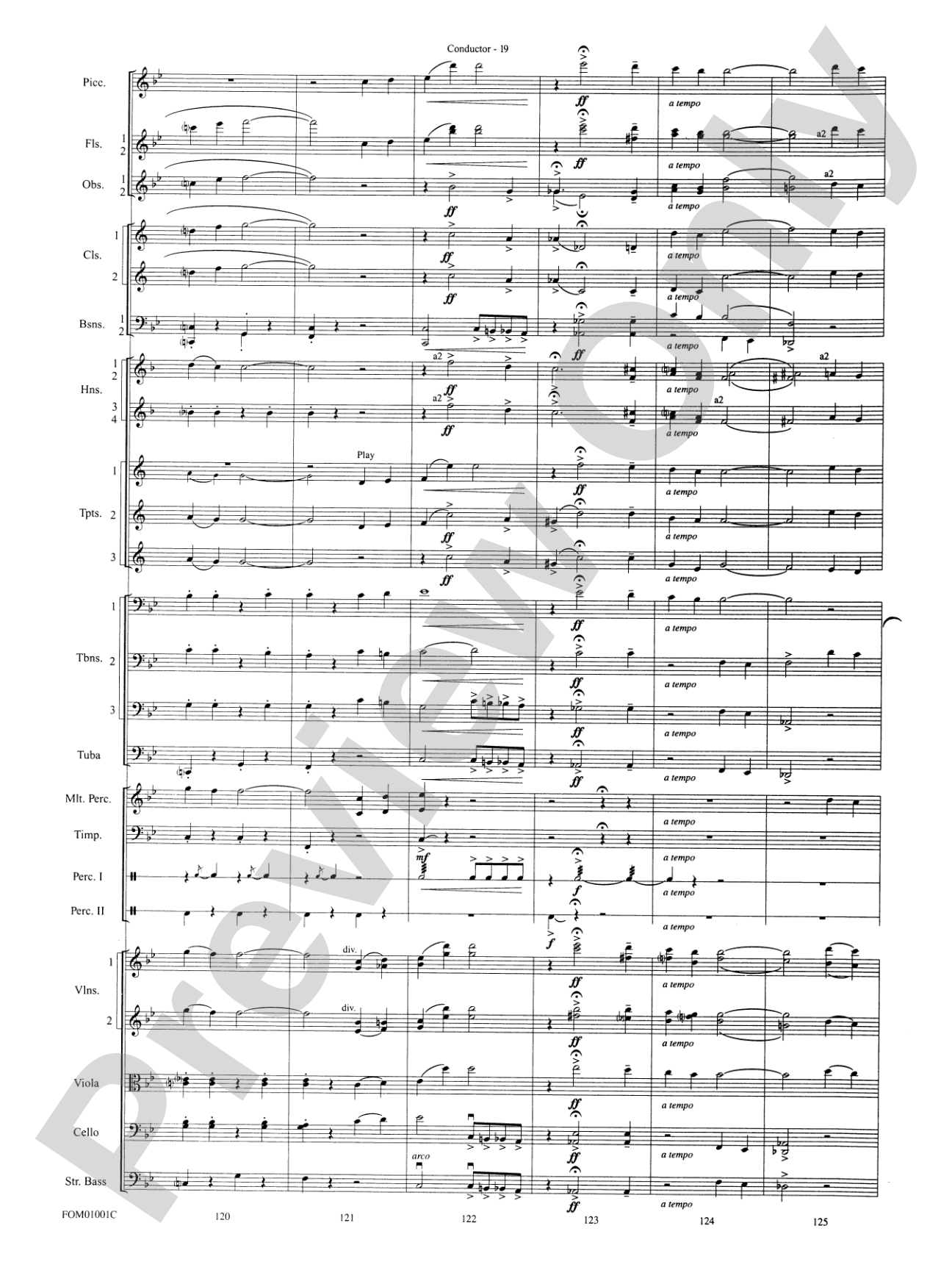 My Fair Lady (Medley): Full Orchestra Conductor Score & Parts