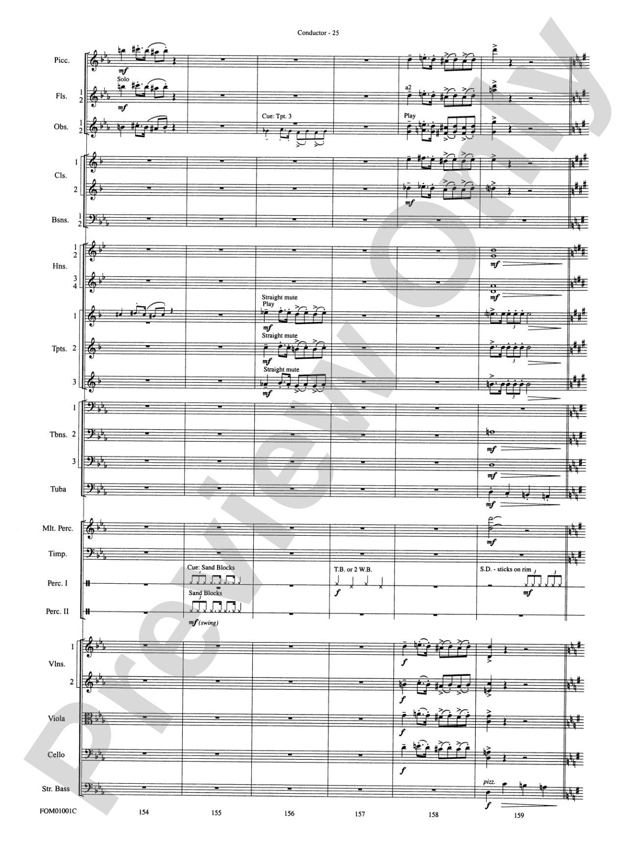 My Fair Lady (Medley): Full Orchestra Conductor Score & Parts