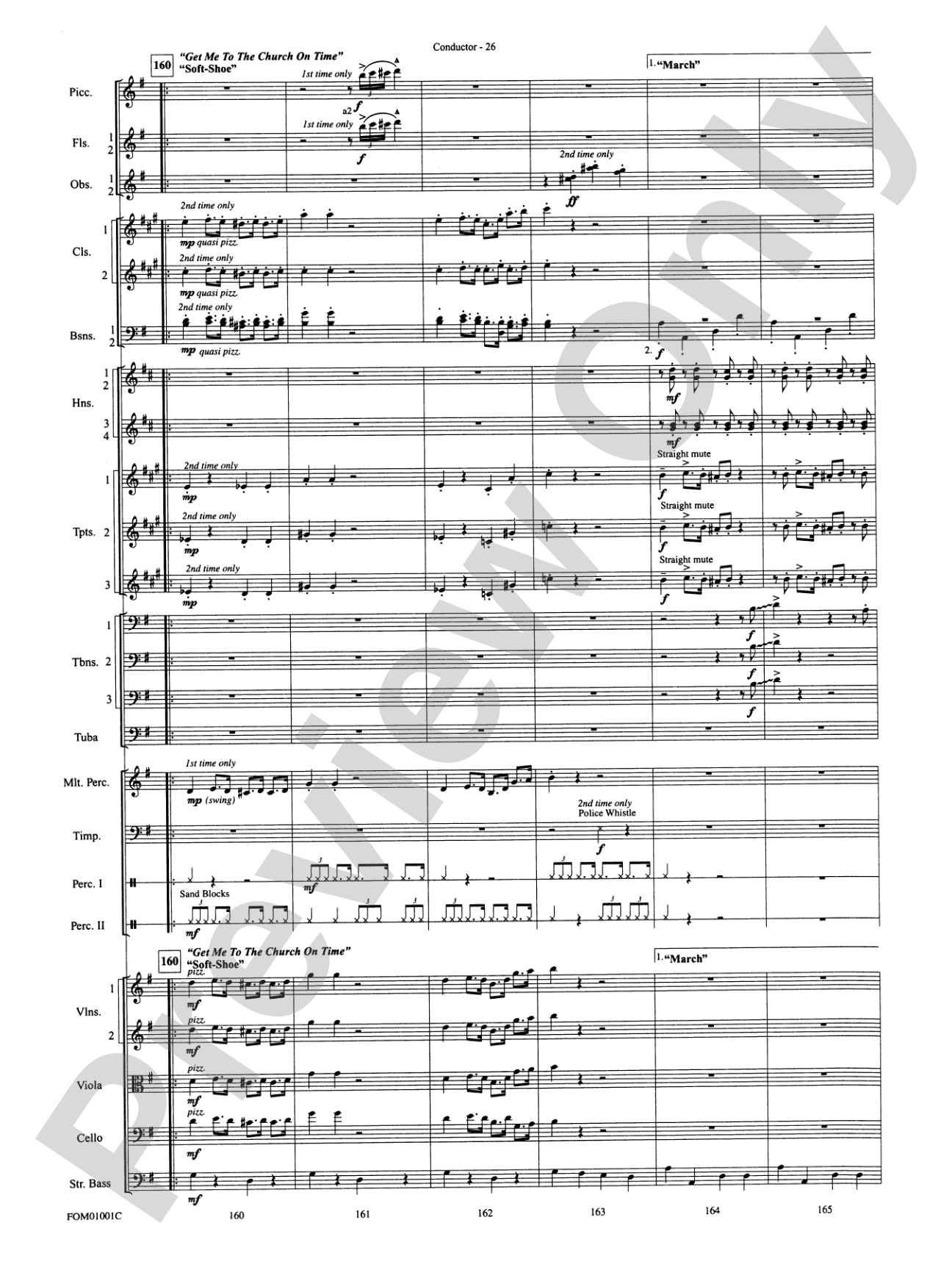 My Fair Lady (Medley): Full Orchestra Conductor Score & Parts