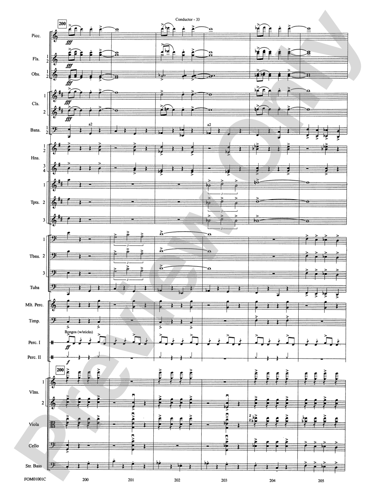 My Fair Lady (Medley): Full Orchestra Conductor Score & Parts
