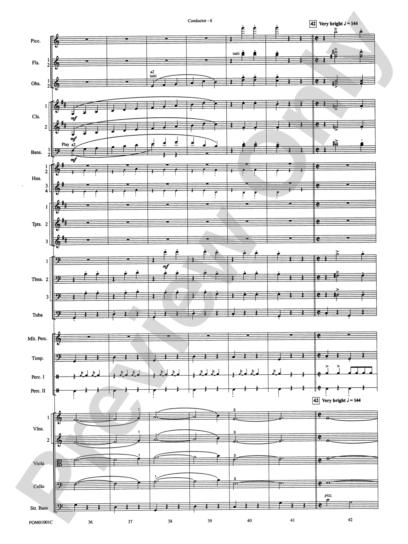 My Fair Lady (Medley): Full Orchestra Conductor Score & Parts