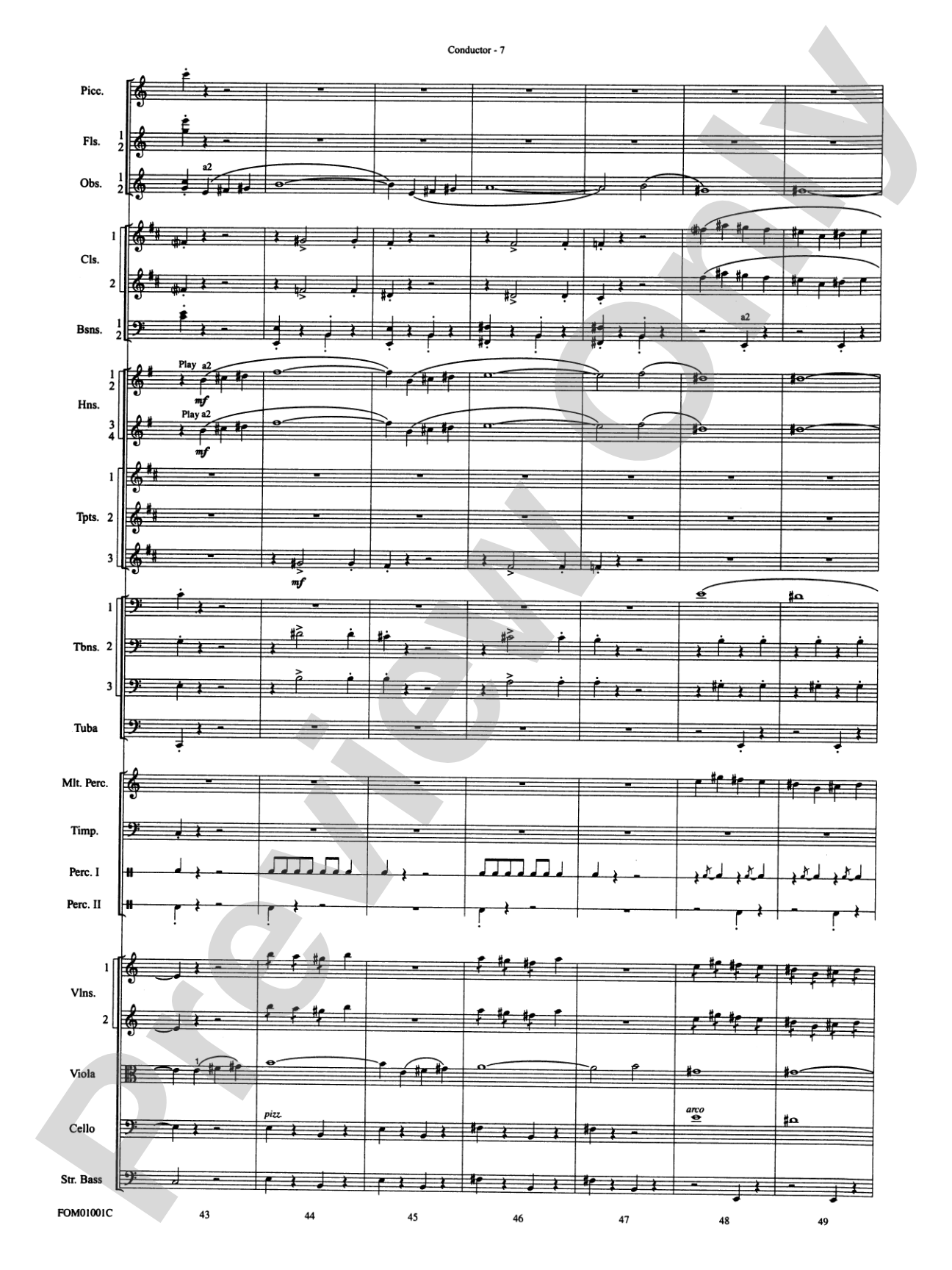 My Fair Lady (Medley): Full Orchestra Conductor Score & Parts