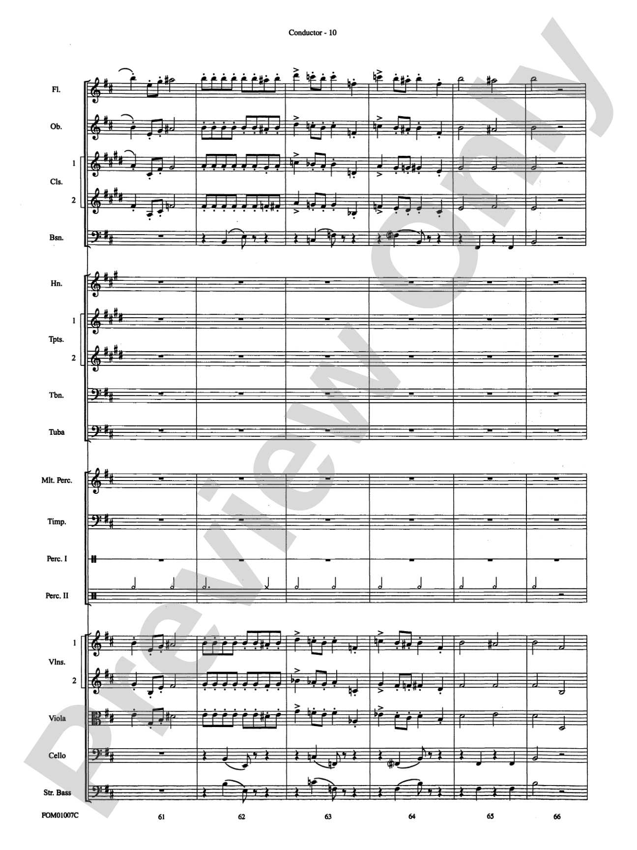 Harry Potter, Highlights from: Full Orchestra Conductor Score & Parts