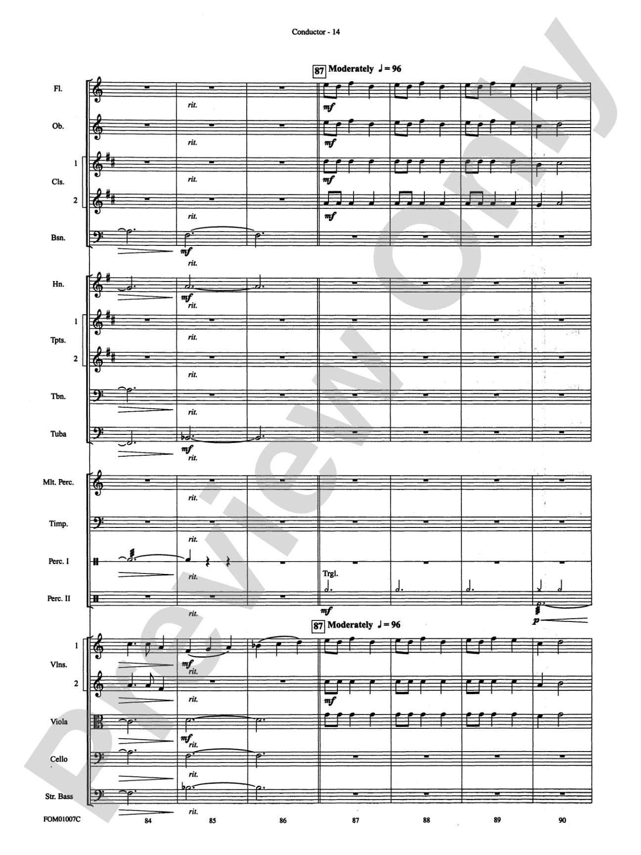 Harry Potter, Highlights from: Full Orchestra Conductor Score & Parts