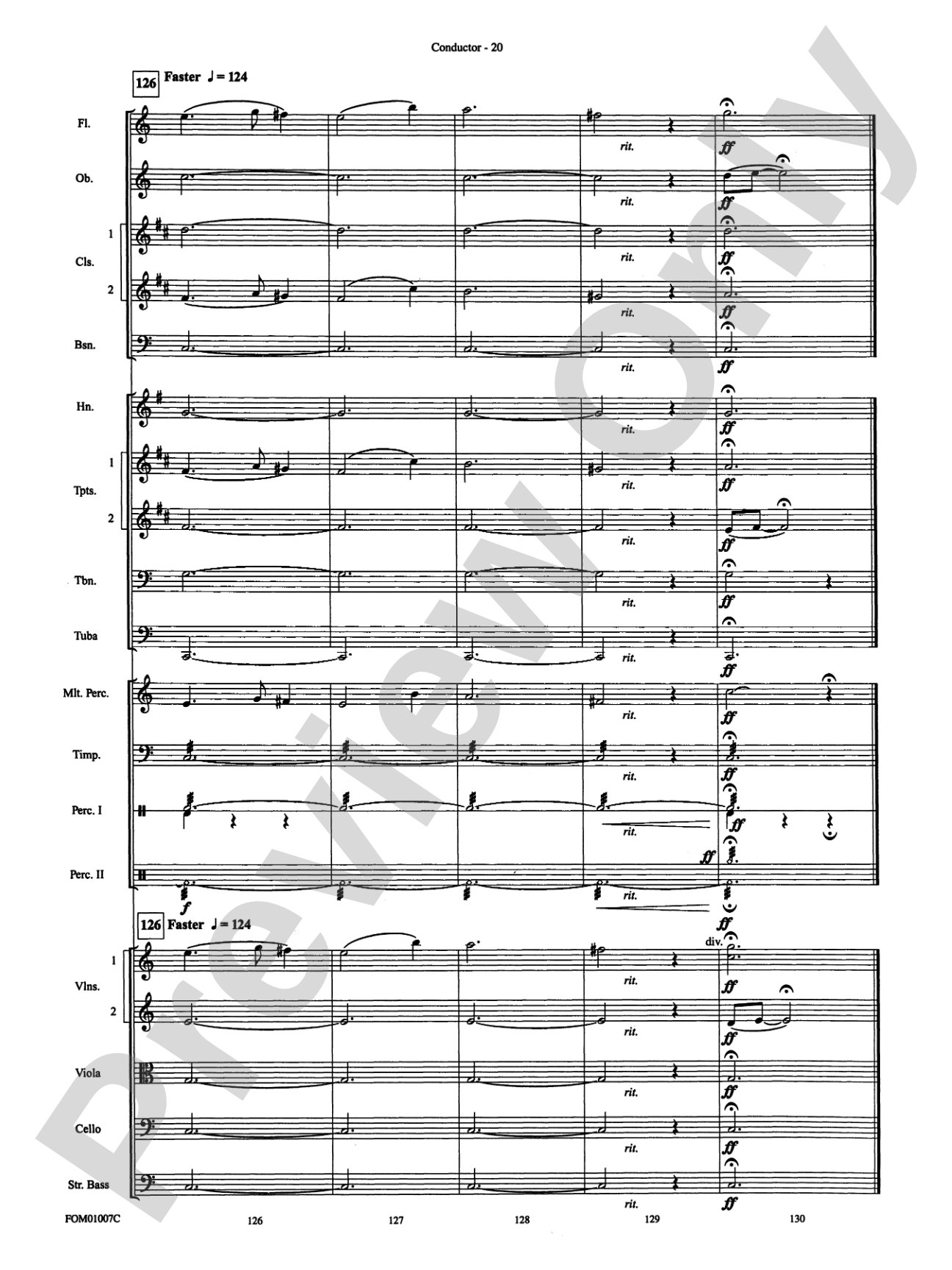 Harry Potter, Highlights from: Full Orchestra Conductor Score & Parts