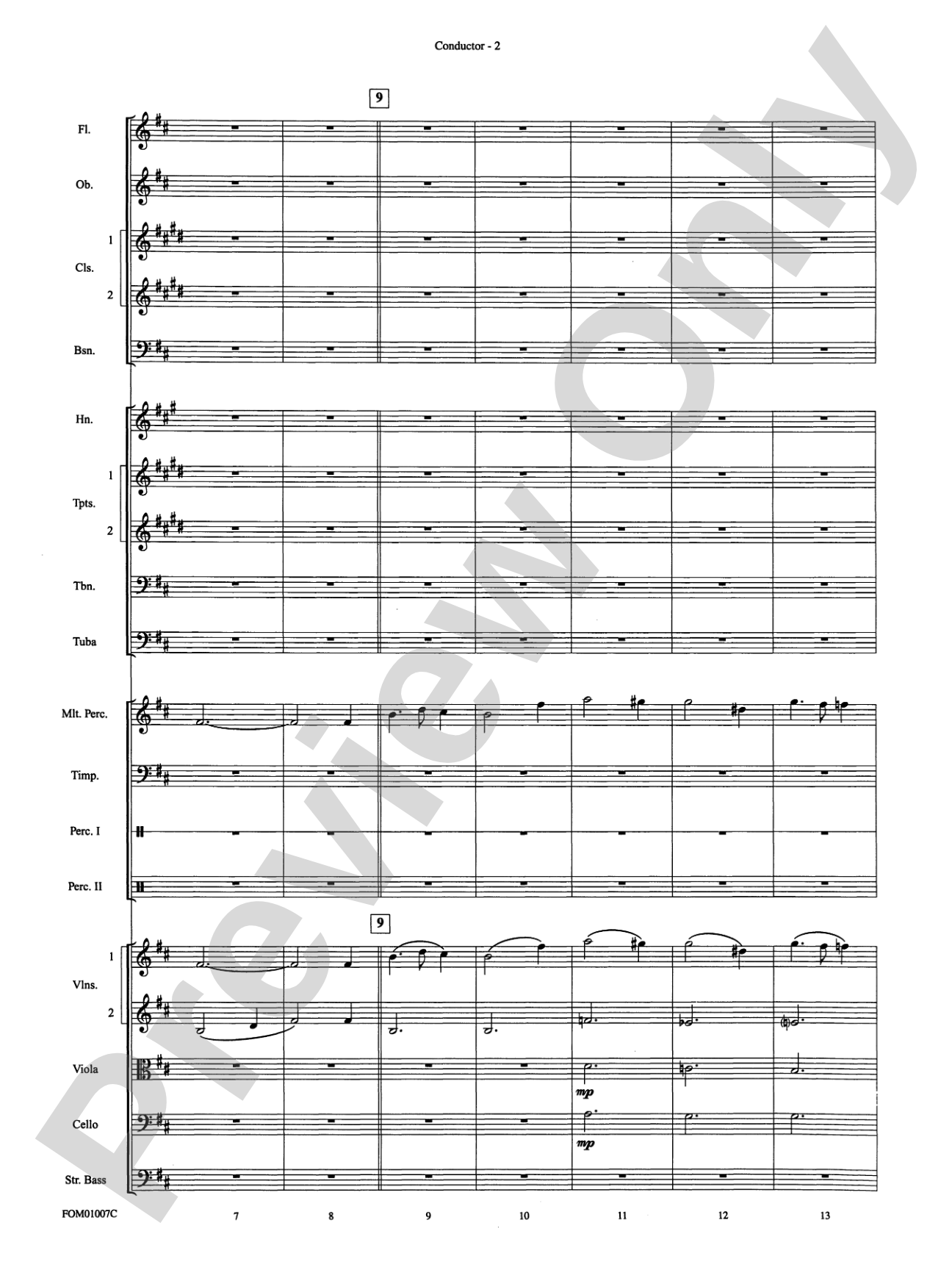 Harry Potter, Highlights from: Full Orchestra Conductor Score & Parts