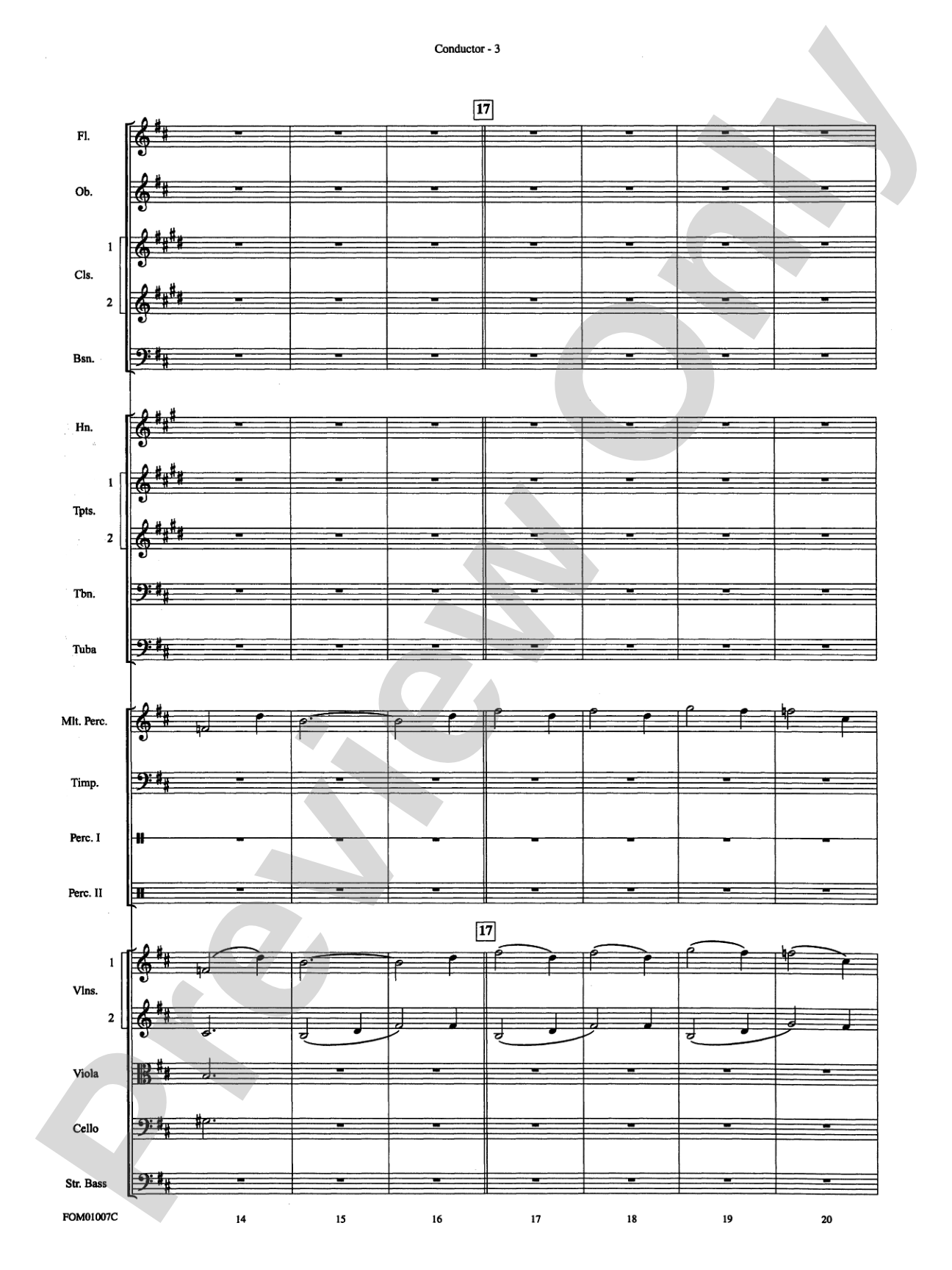 Harry Potter, Highlights from: Full Orchestra Conductor Score & Parts