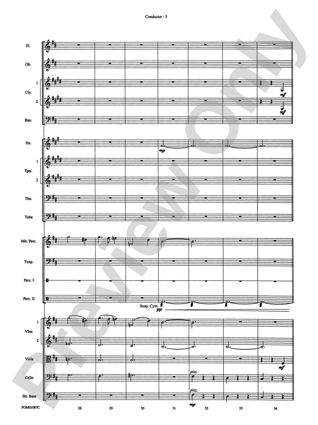 Harry Potter, Highlights from: Full Orchestra Conductor Score & Parts