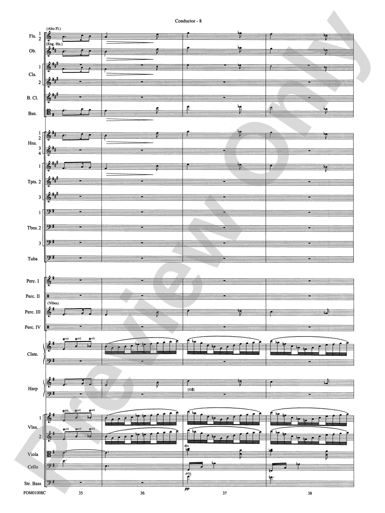 Harry Potter Symphonic Suite: Score