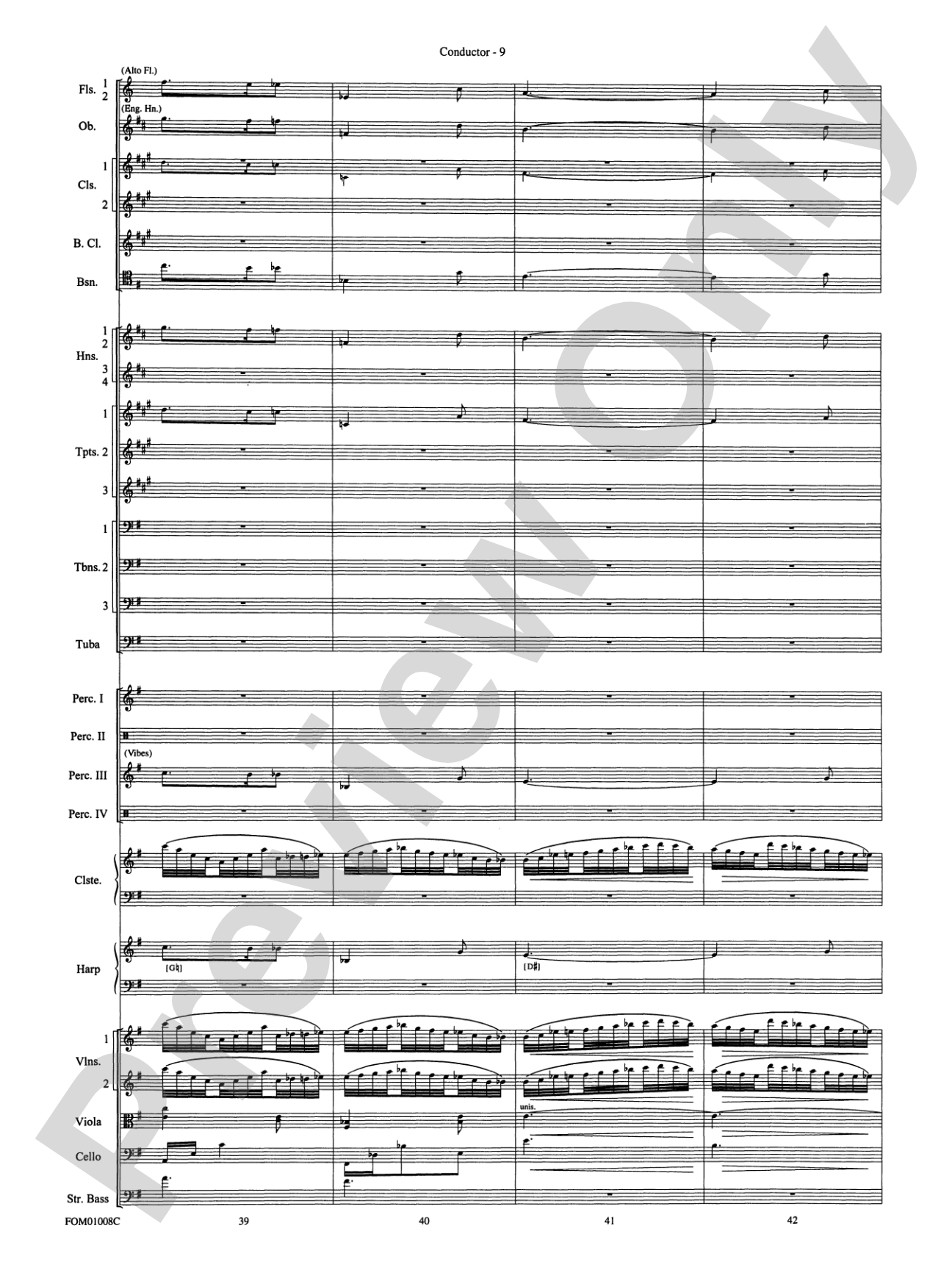 Harry Potter Symphonic Suite: Score