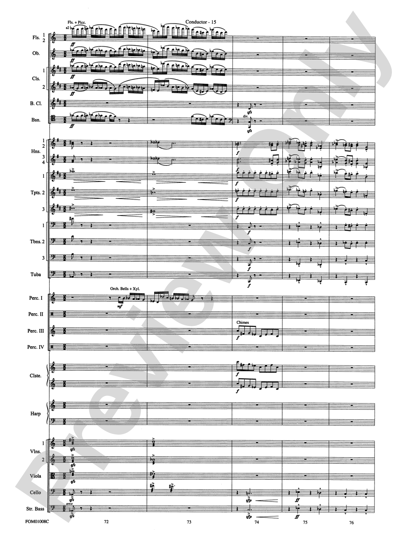 Harry Potter Symphonic Suite: Score