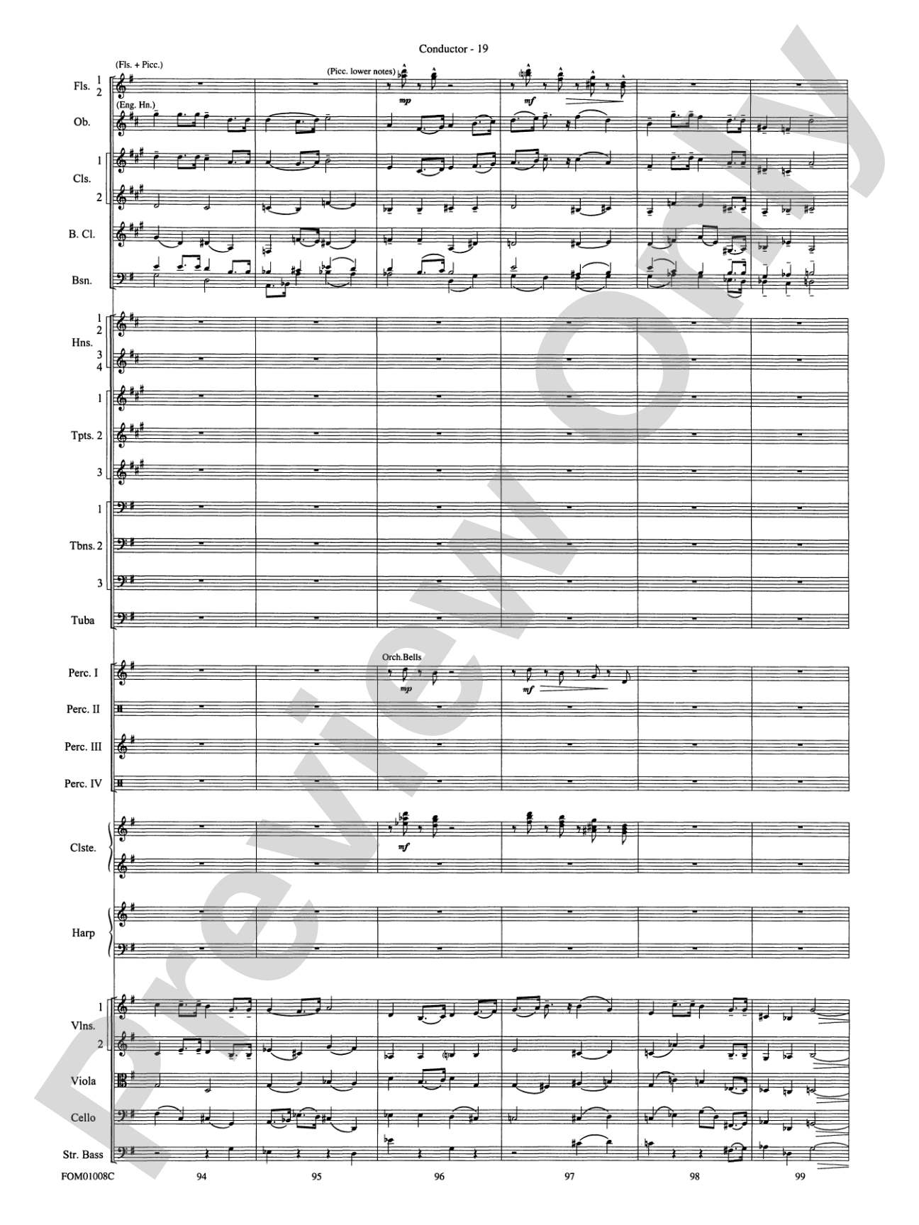 Harry Potter Symphonic Suite: Score