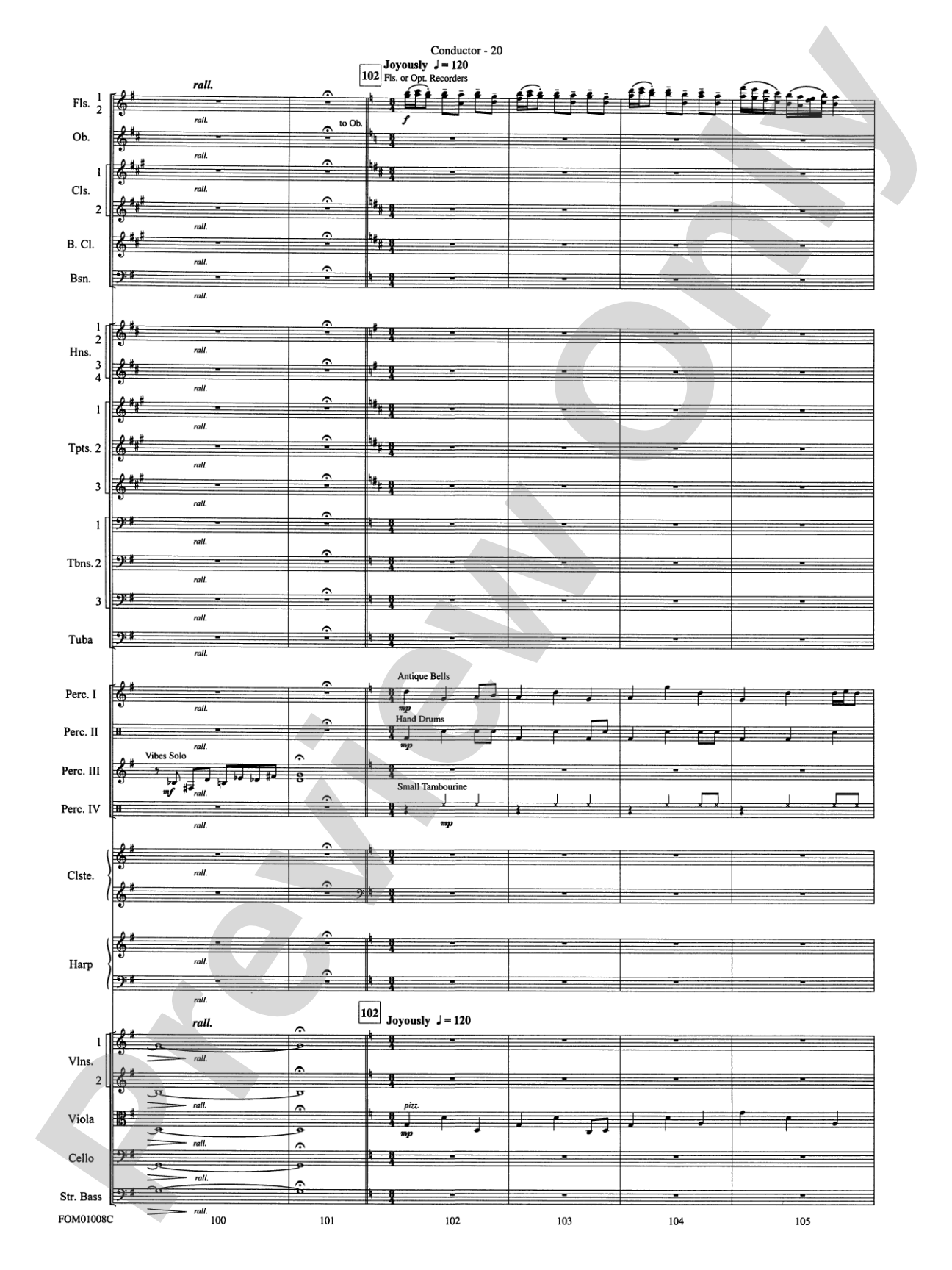 Harry Potter Symphonic Suite: Score
