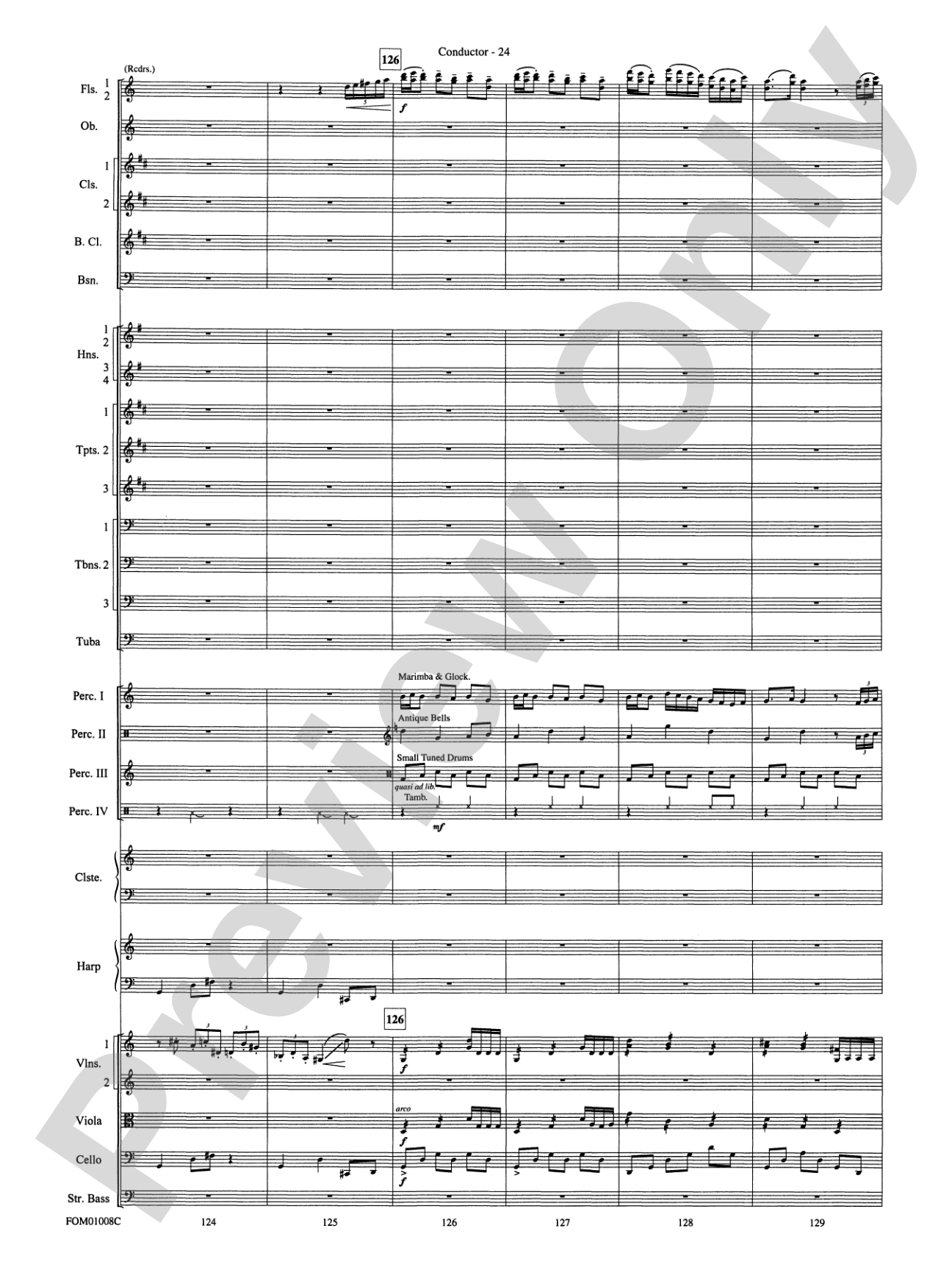 Harry Potter Symphonic Suite: Score