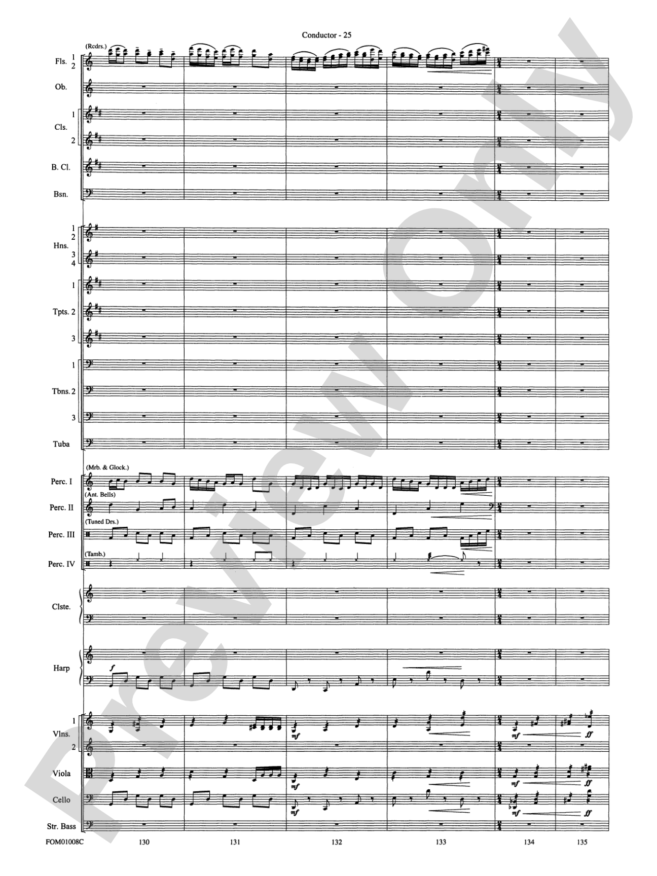 Harry Potter Symphonic Suite: Score