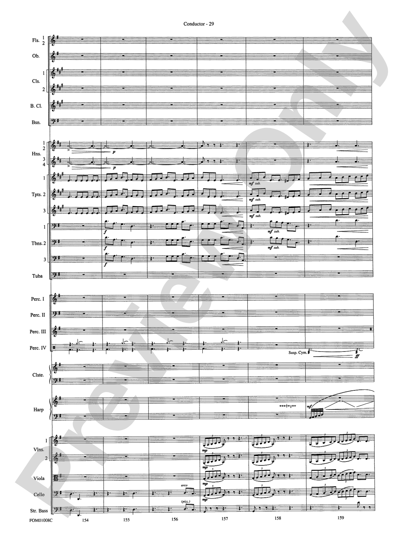 Harry Potter Symphonic Suite: Score