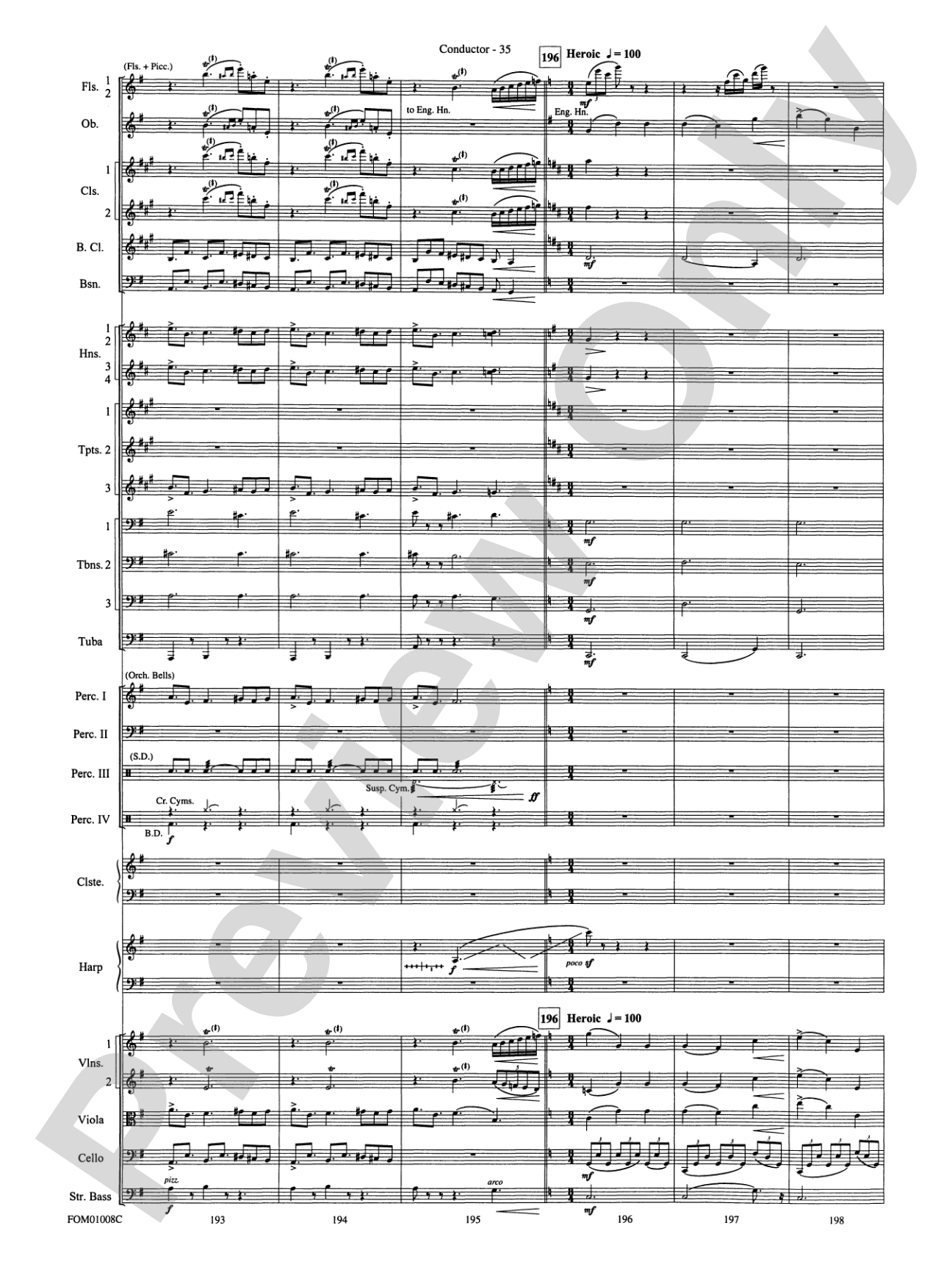 Harry Potter Symphonic Suite: Score