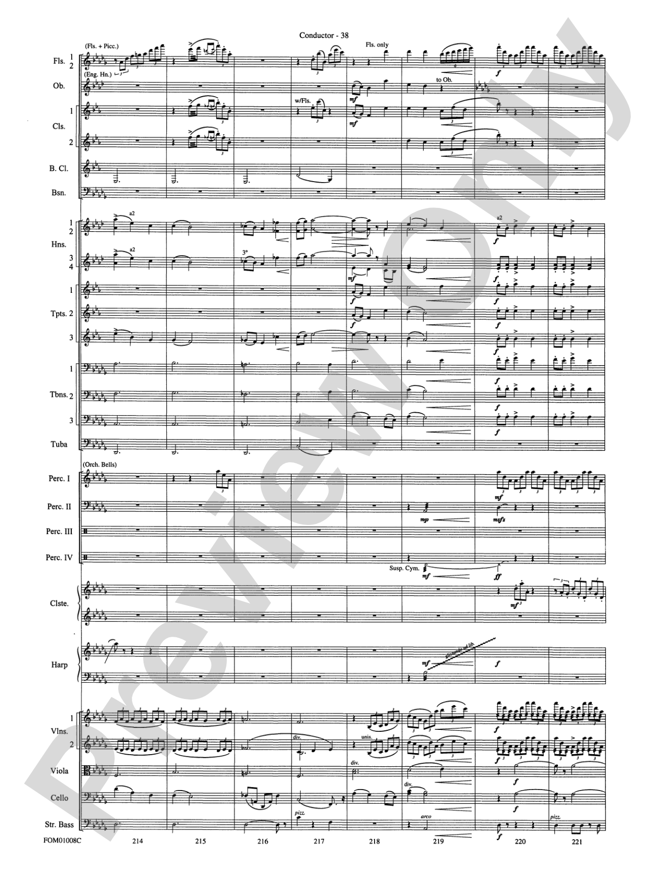Harry Potter Symphonic Suite: Score