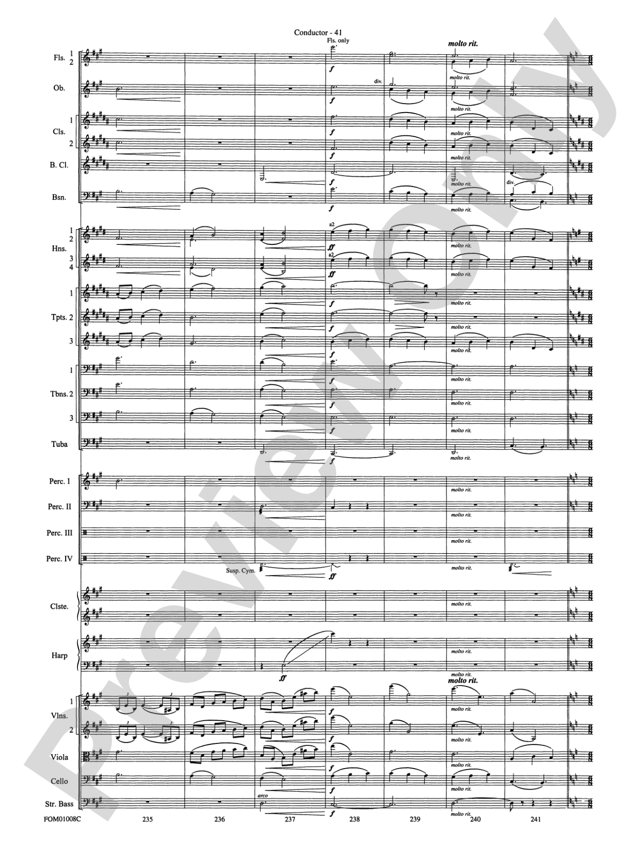 Harry Potter Symphonic Suite: Score