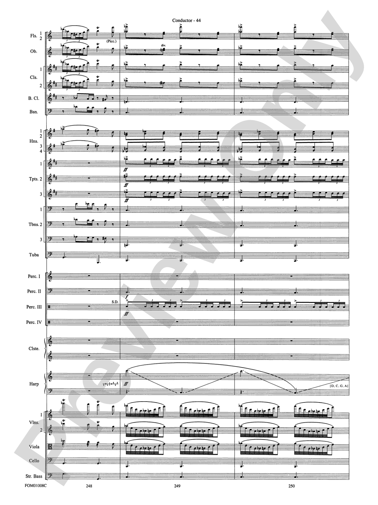 Harry Potter Symphonic Suite: Score