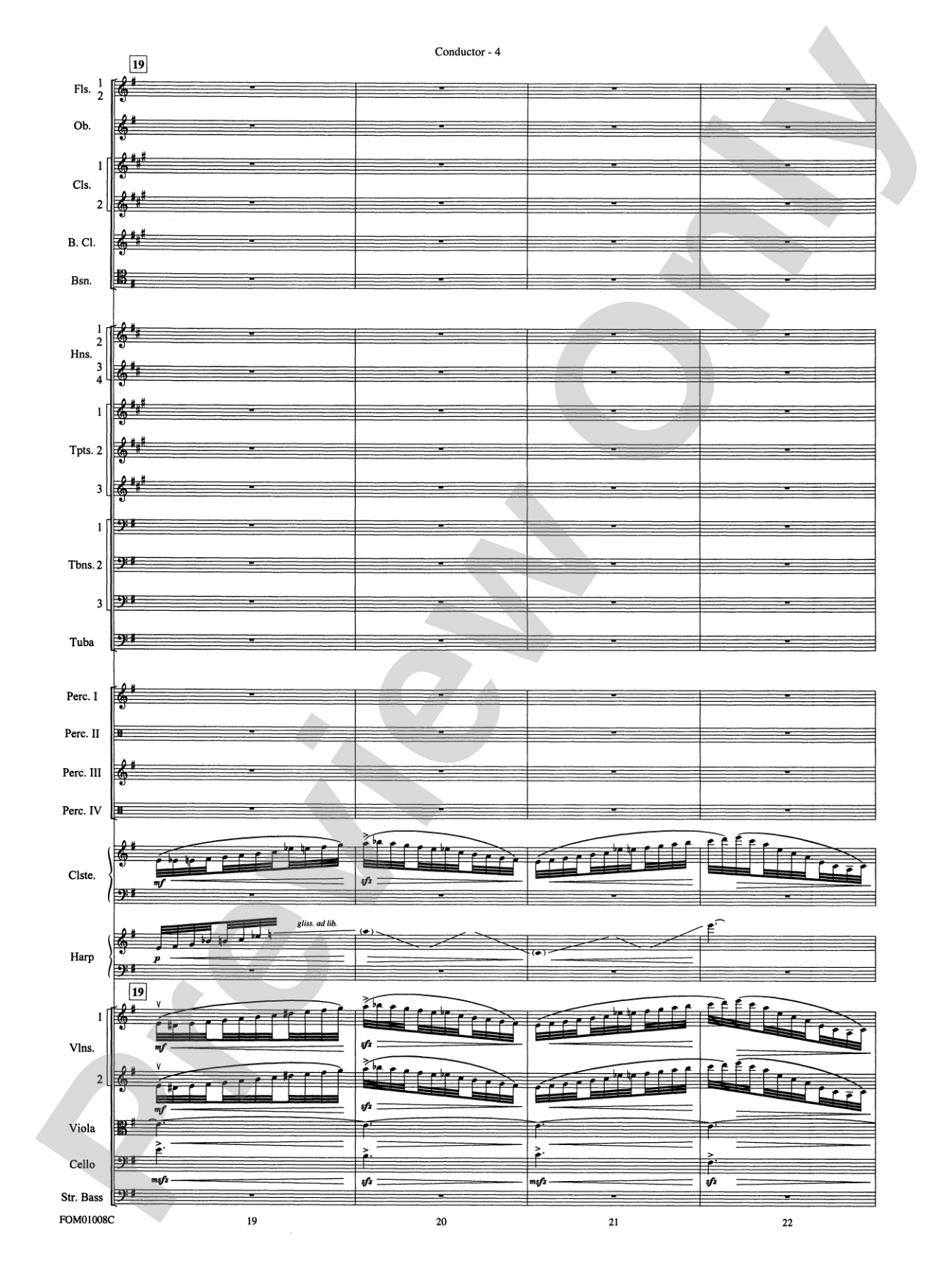 Harry Potter Symphonic Suite: Score