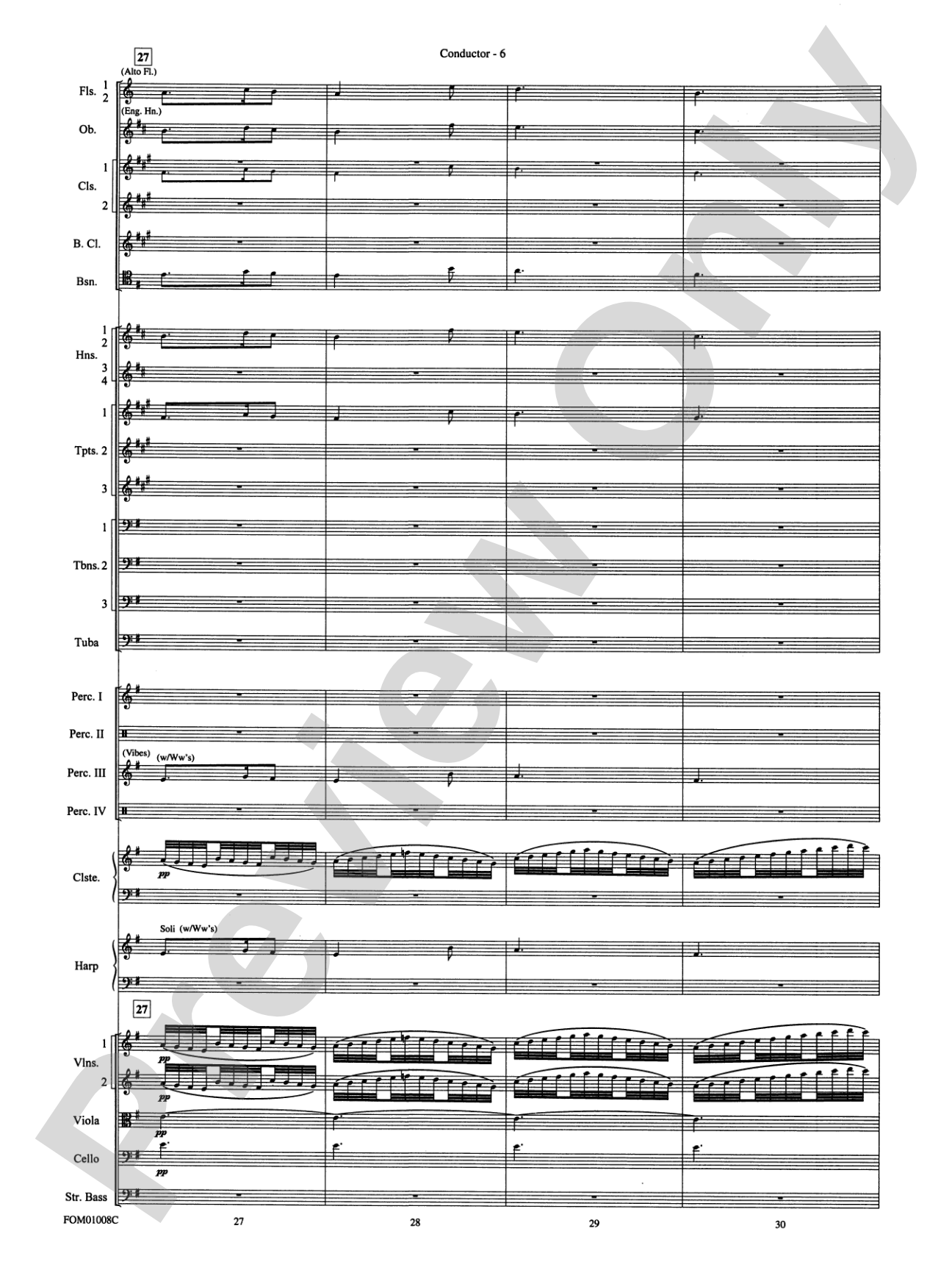 Harry Potter Symphonic Suite: Score