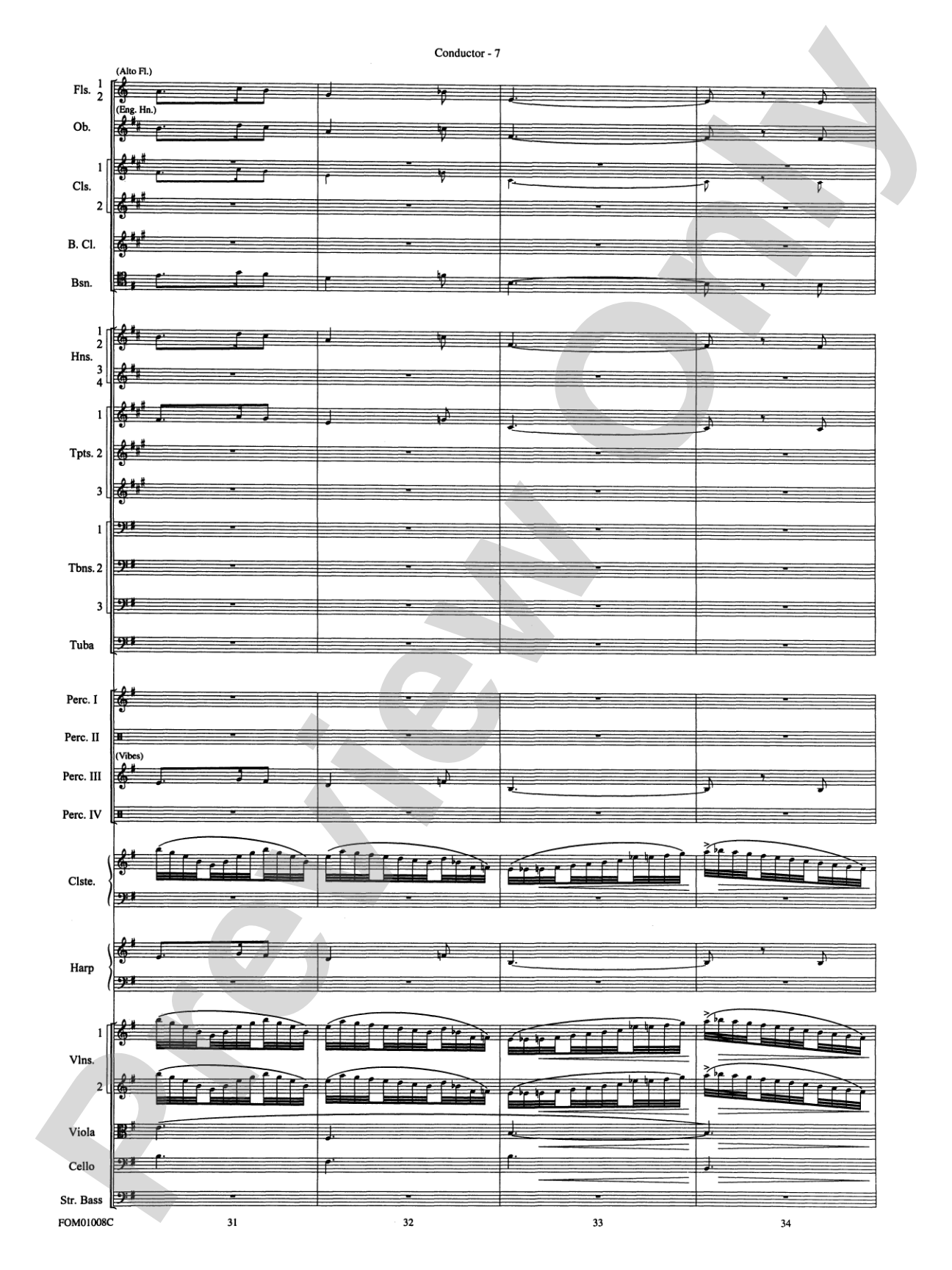 Harry Potter Symphonic Suite: Score