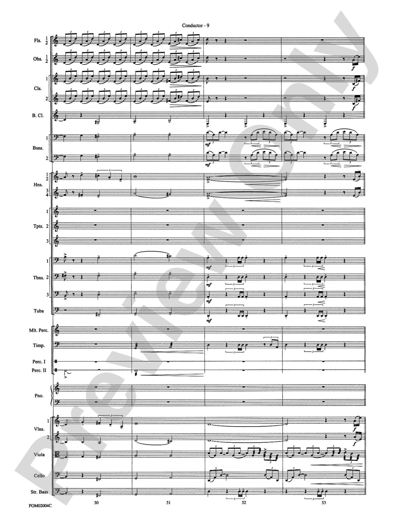 Band of Brothers: Full Orchestra Conductor Score & Parts