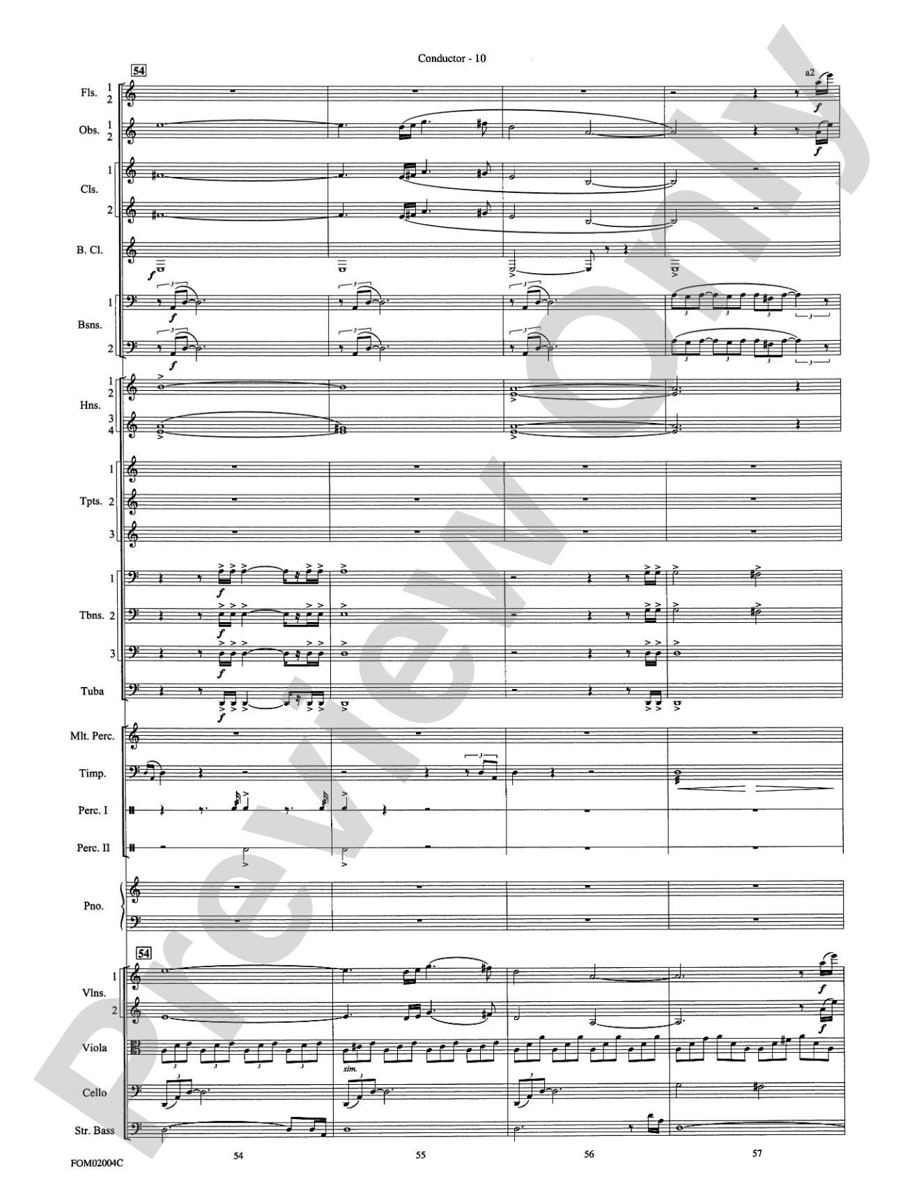 Band of Brothers: Full Orchestra Conductor Score & Parts