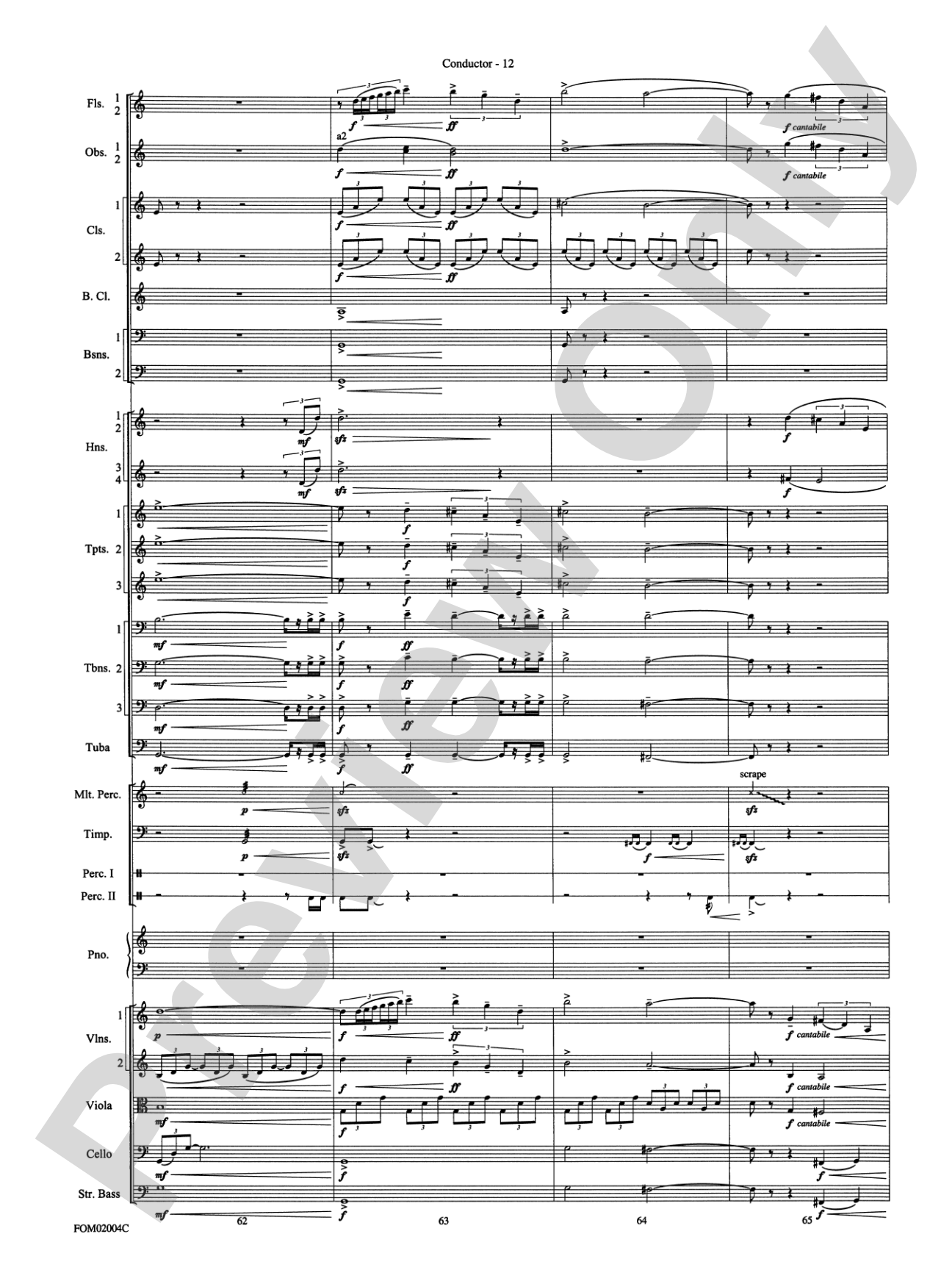 Band of Brothers: Full Orchestra Conductor Score & Parts