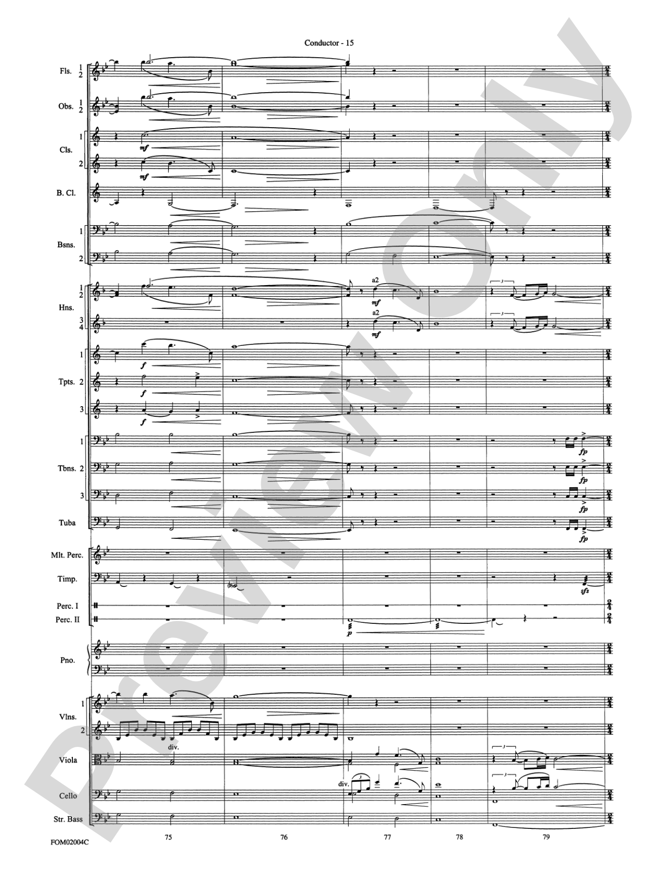 Band of Brothers: Full Orchestra Conductor Score & Parts