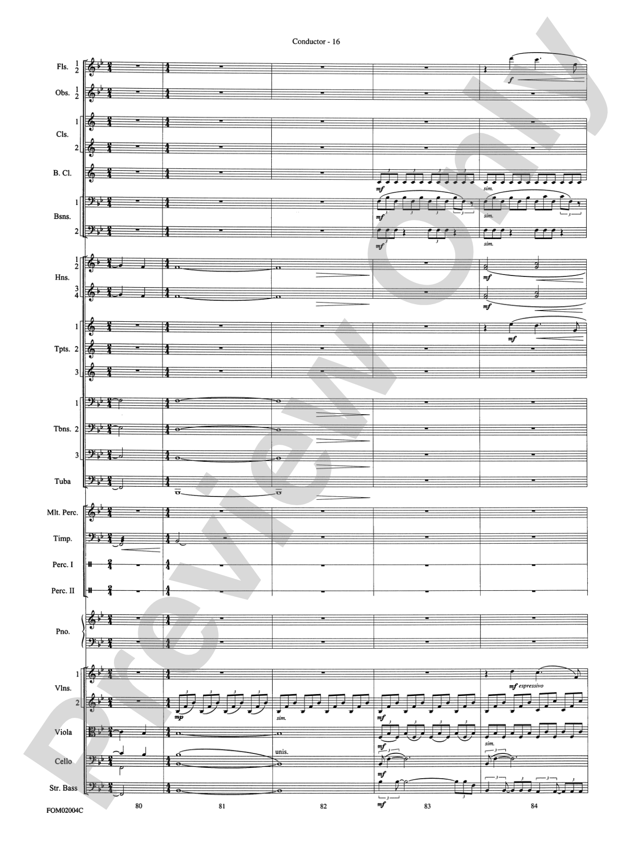 Band of Brothers: Full Orchestra Conductor Score & Parts