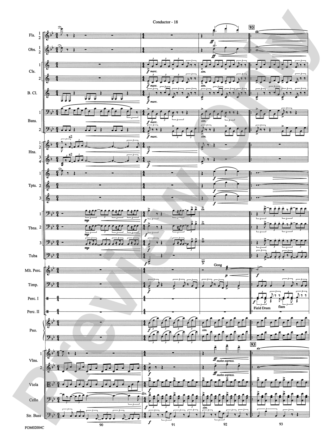 Band of Brothers: Full Orchestra Conductor Score & Parts