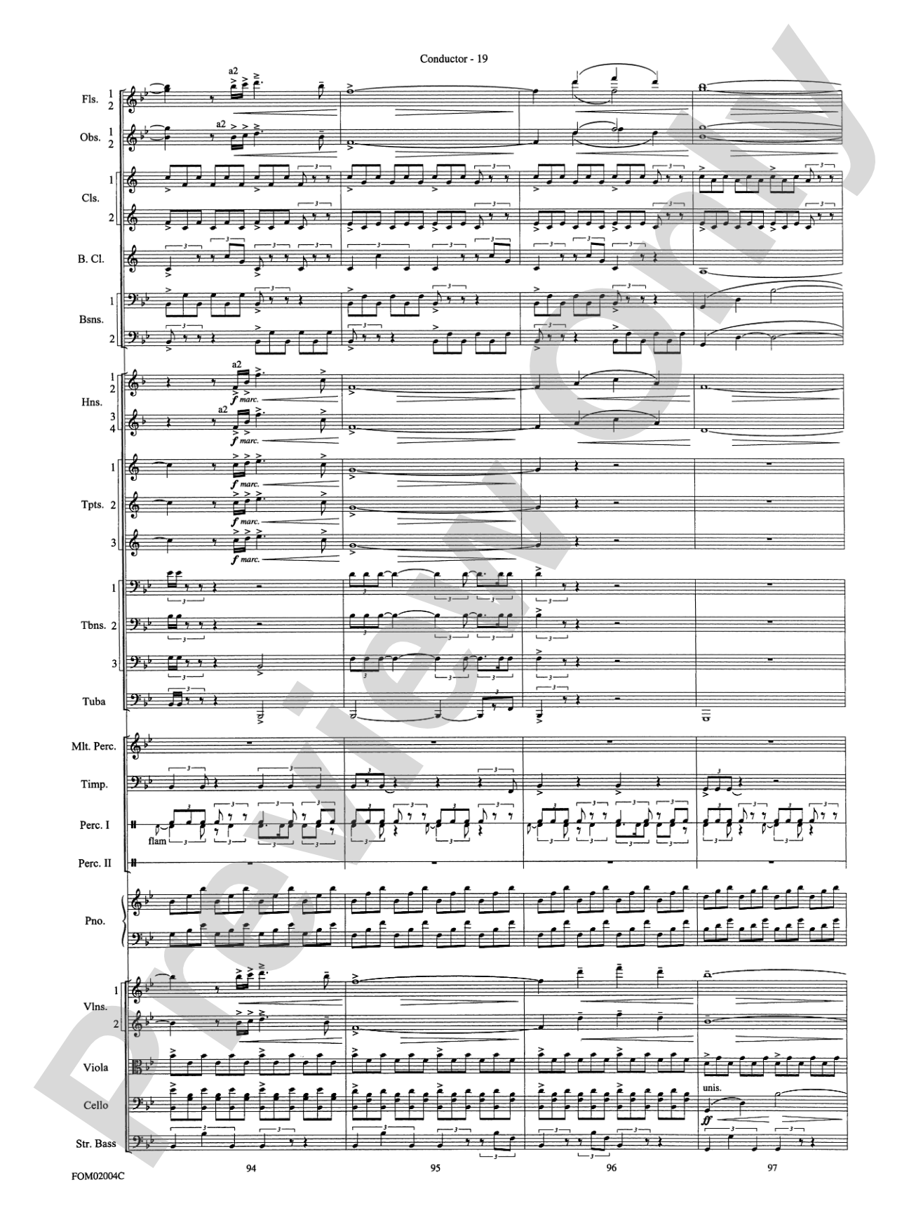 Band of Brothers: Full Orchestra Conductor Score & Parts