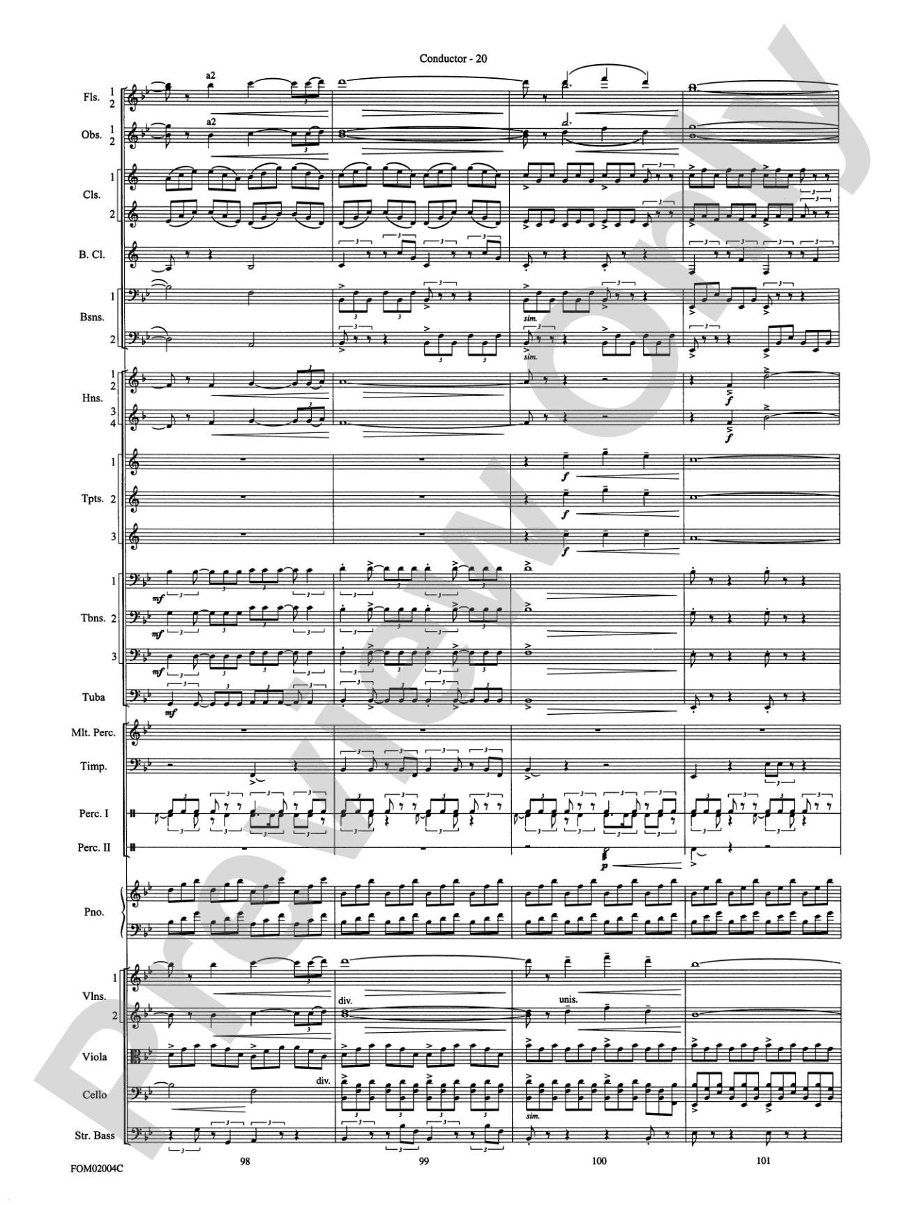 Band of Brothers: Full Orchestra Conductor Score & Parts