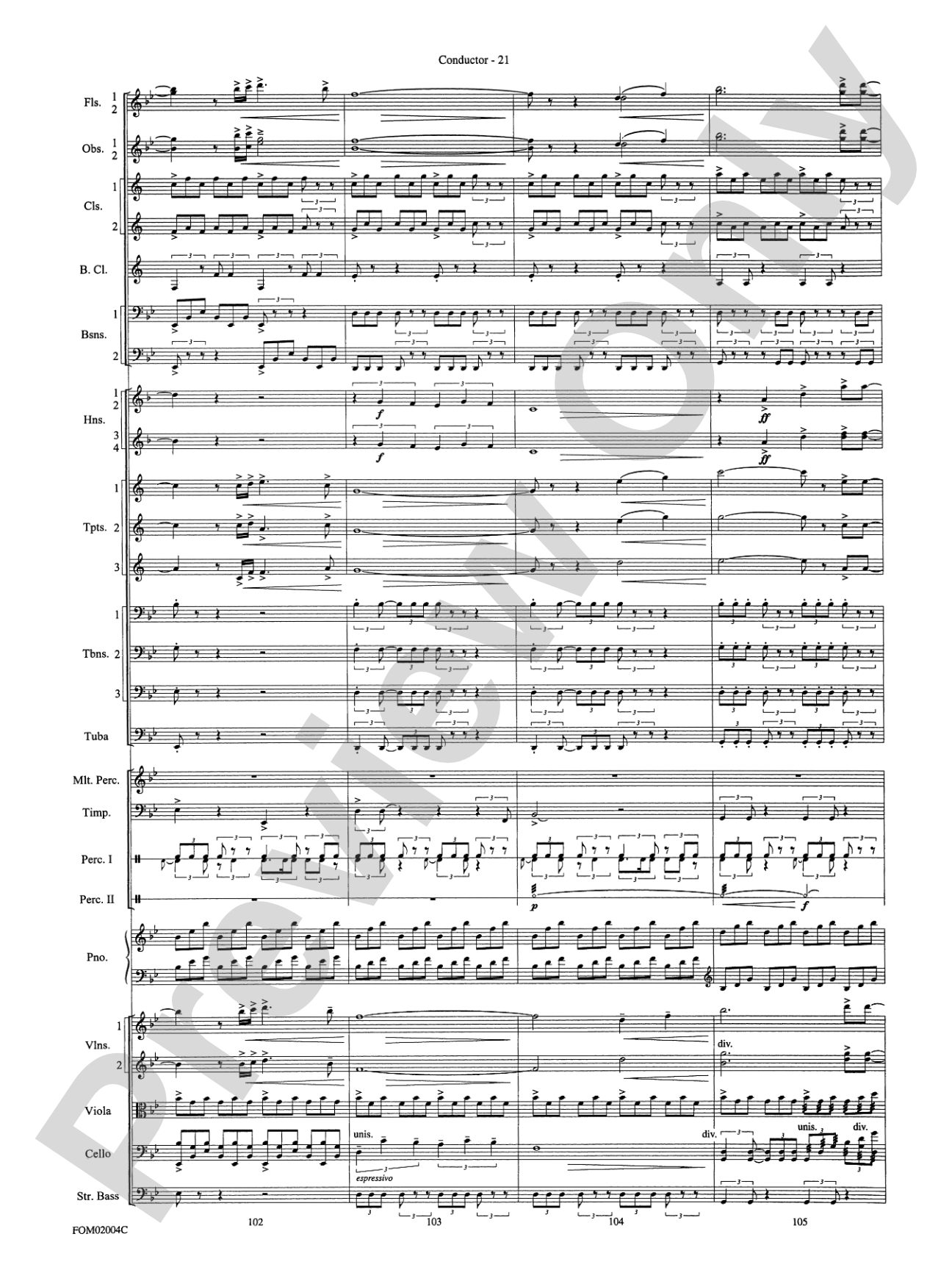 Band of Brothers: Full Orchestra Conductor Score & Parts
